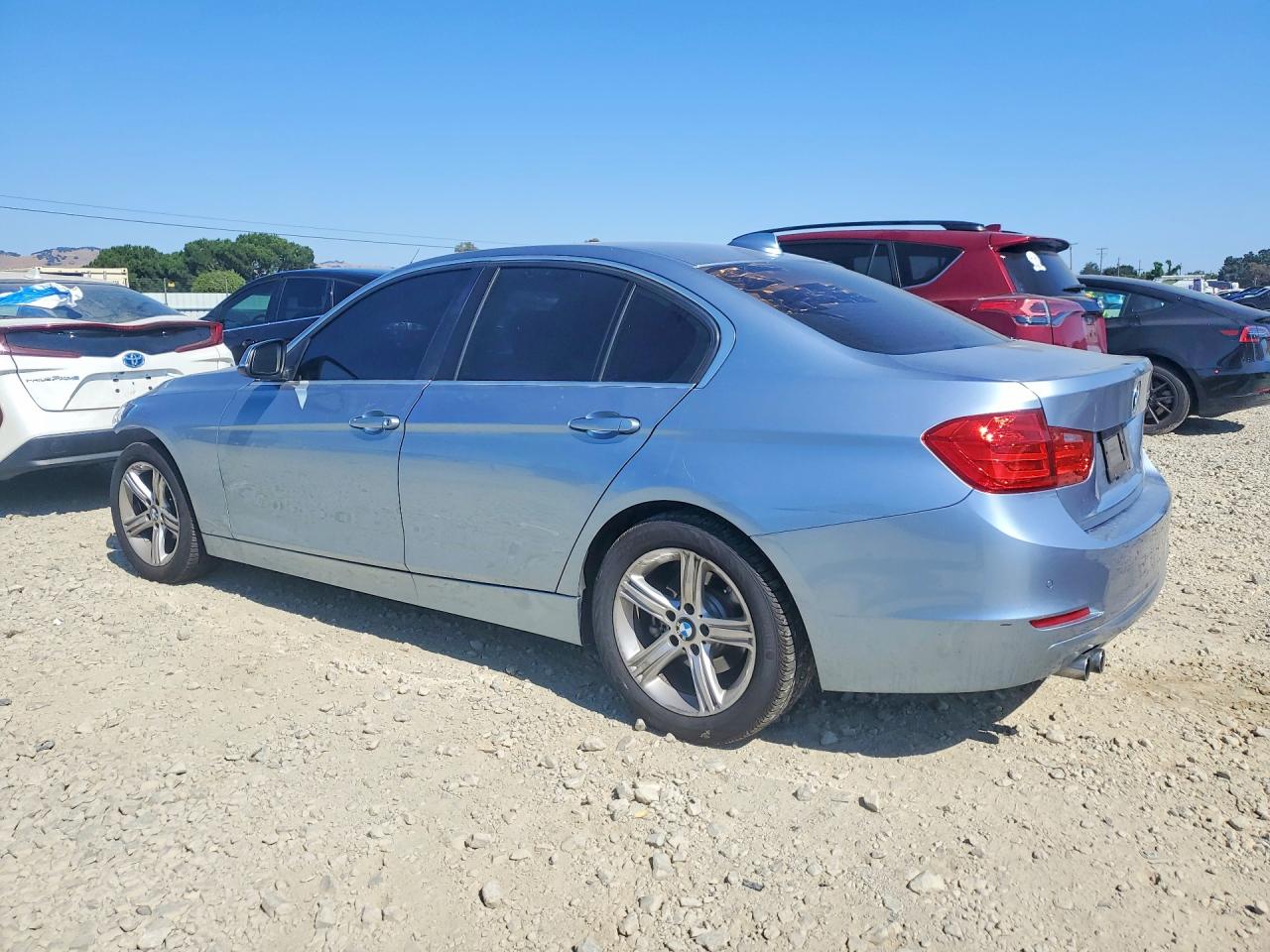2015 Bmw 328 I Синий vin: WBA3A5G55FNS82136
