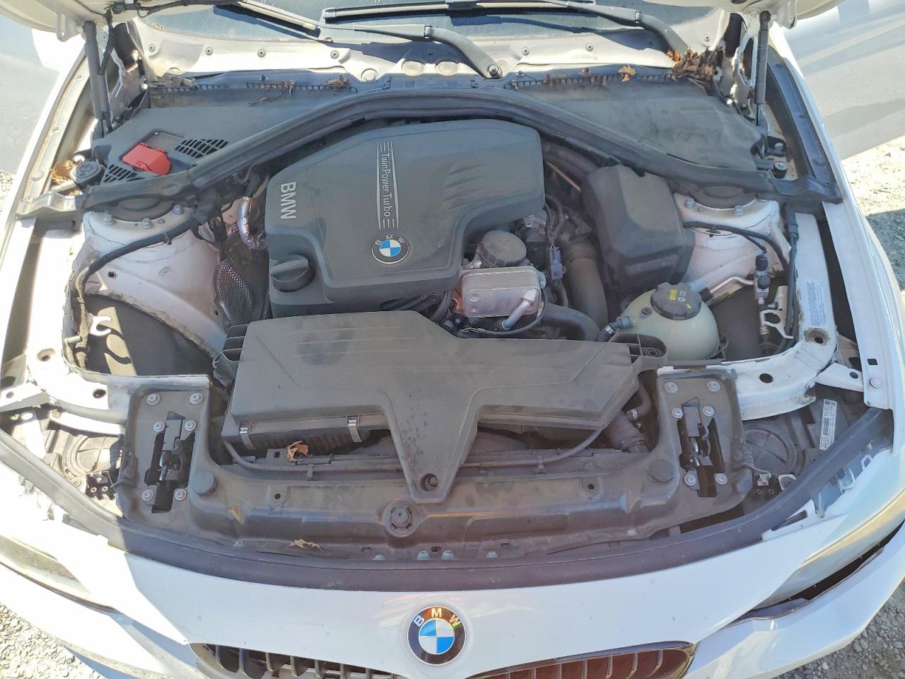 2015 Bmw 328 I Белый vin: WBA3A5G55FNS91046