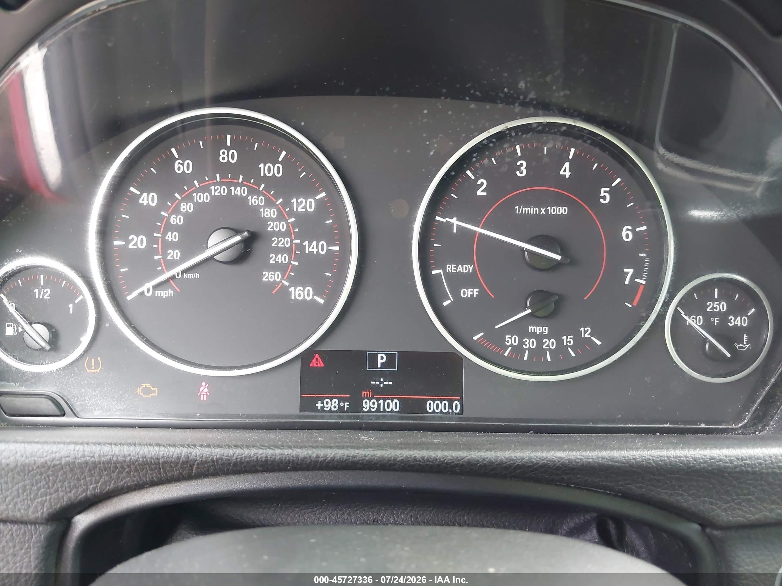 2015 Bmw 328i   Красный vin: WBA3A5G55FNS91841