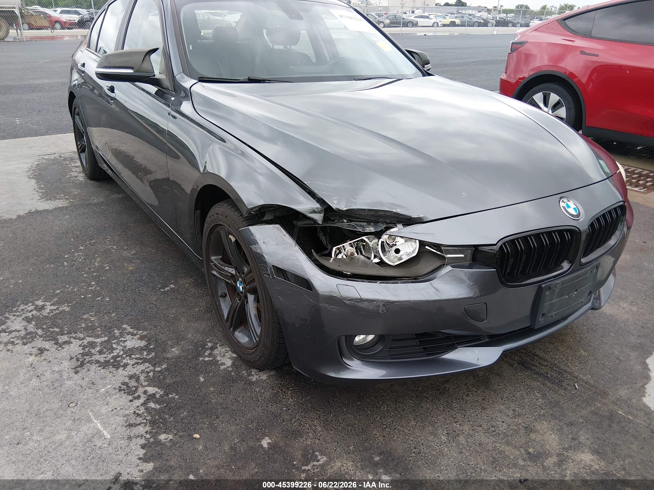 2013 Bmw 328i   Gray vin: WBA3A5G56DNP23933