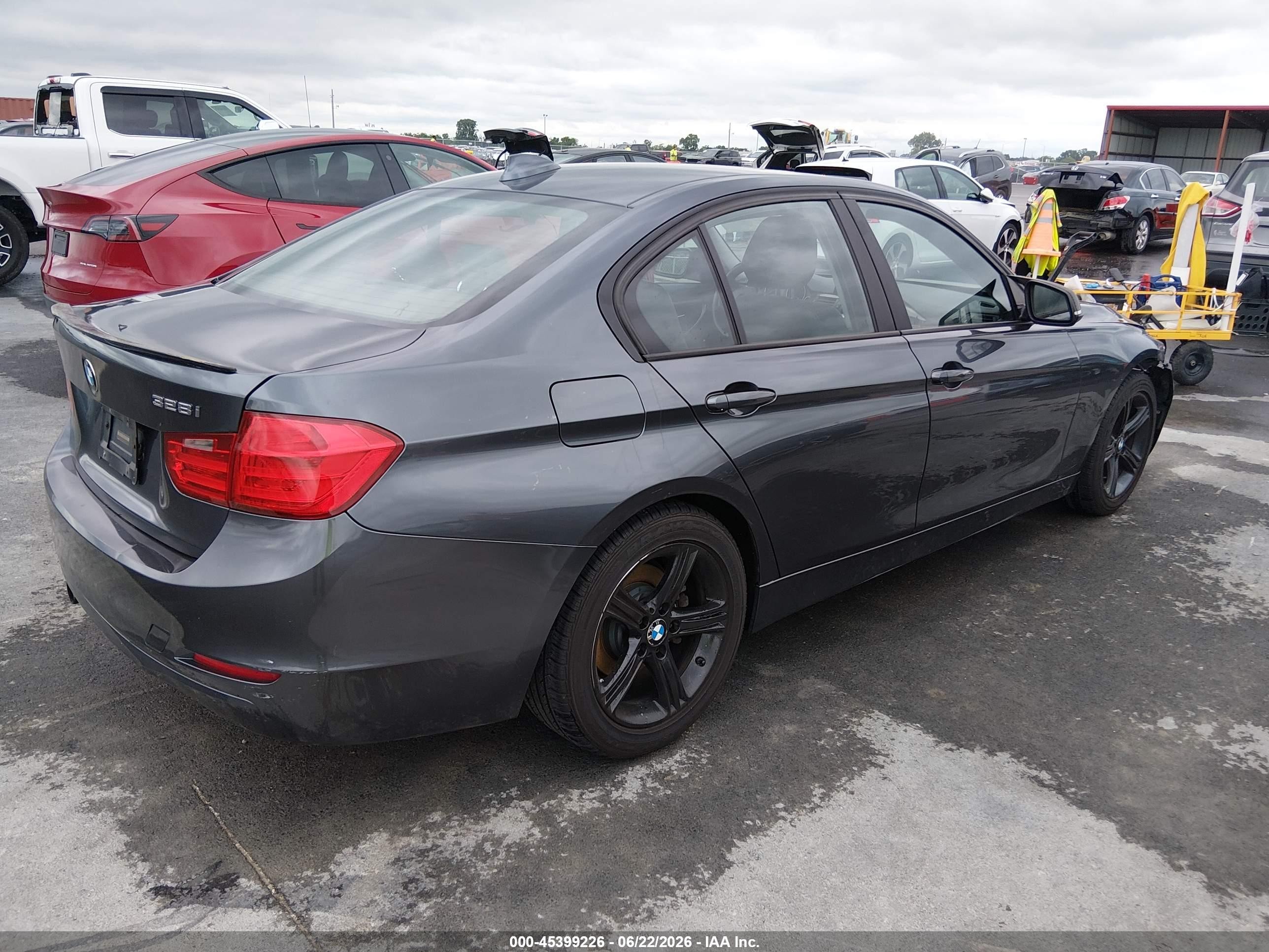 2013 Bmw 328i   Gray vin: WBA3A5G56DNP23933