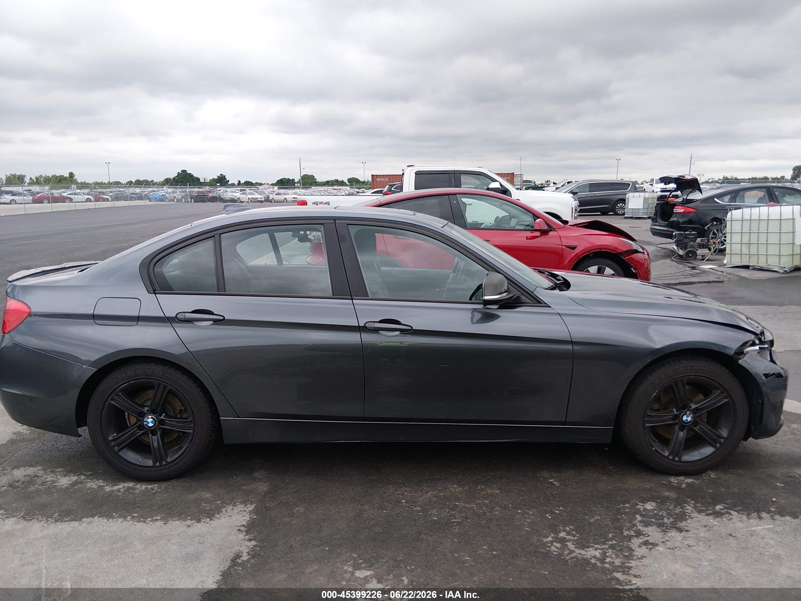 2013 Bmw 328i   Gray vin: WBA3A5G56DNP23933