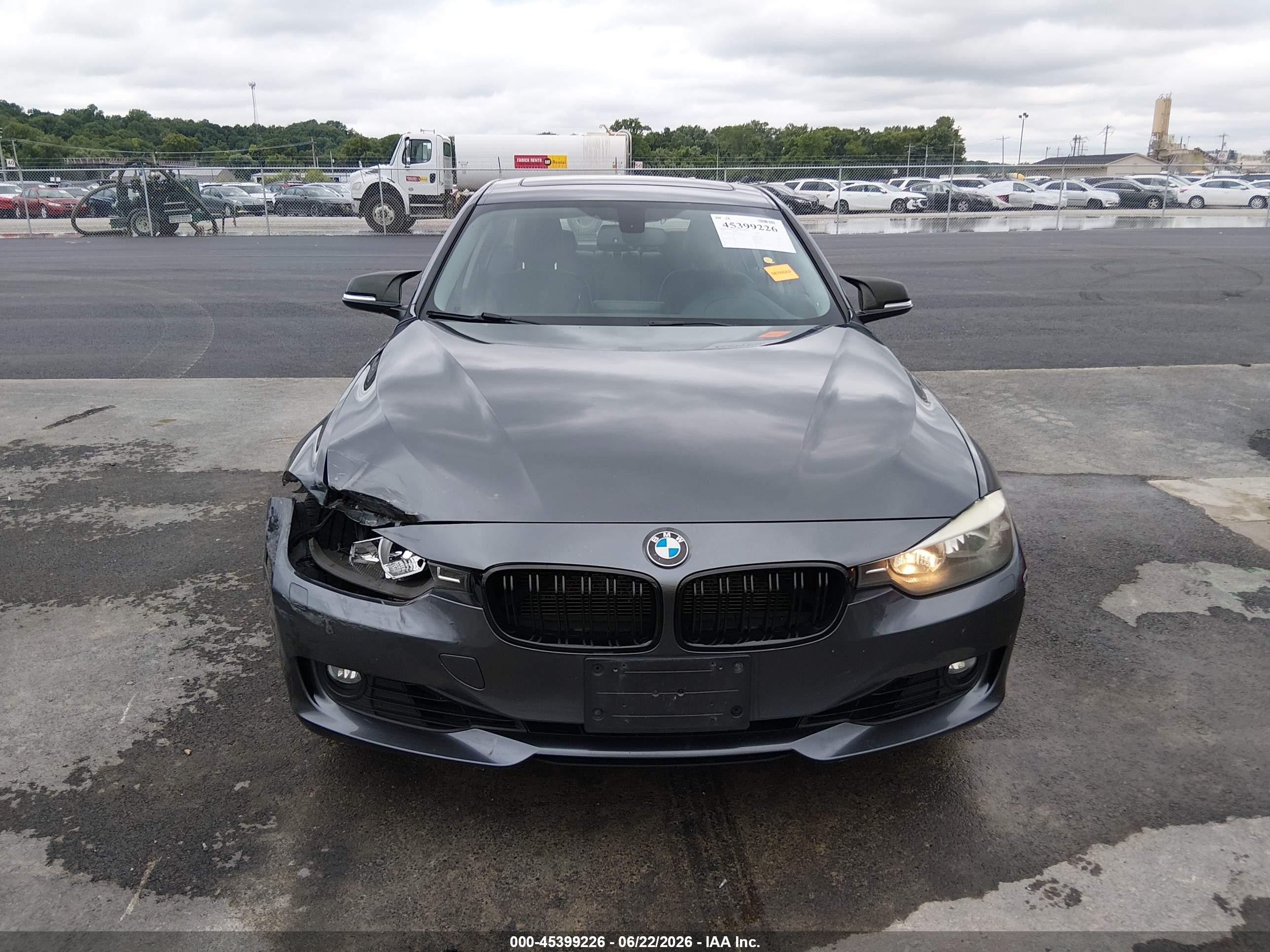 2013 Bmw 328i   Gray vin: WBA3A5G56DNP23933