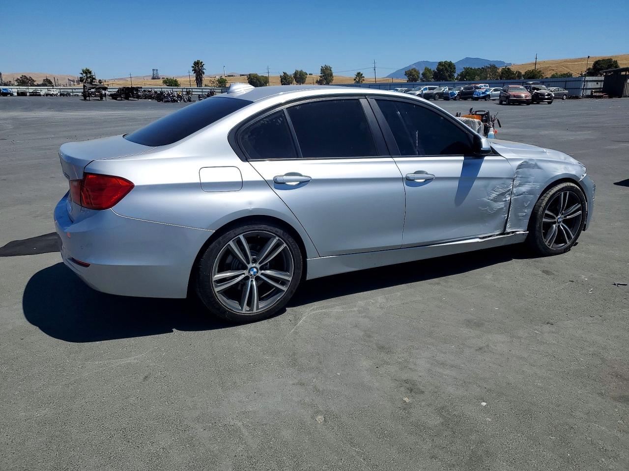 2014 Bmw 328 I Silver vin: WBA3A5G56ENP27160