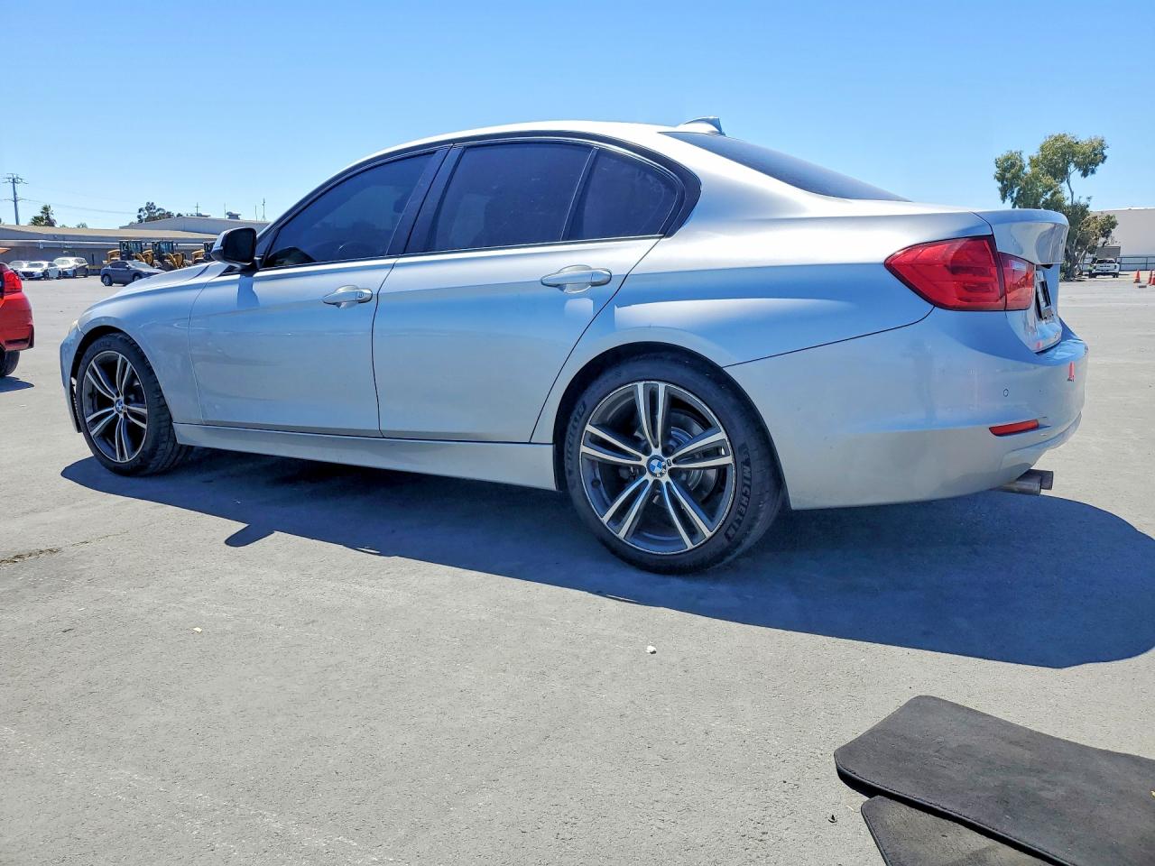 2014 Bmw 328 I Silver vin: WBA3A5G56ENP27160