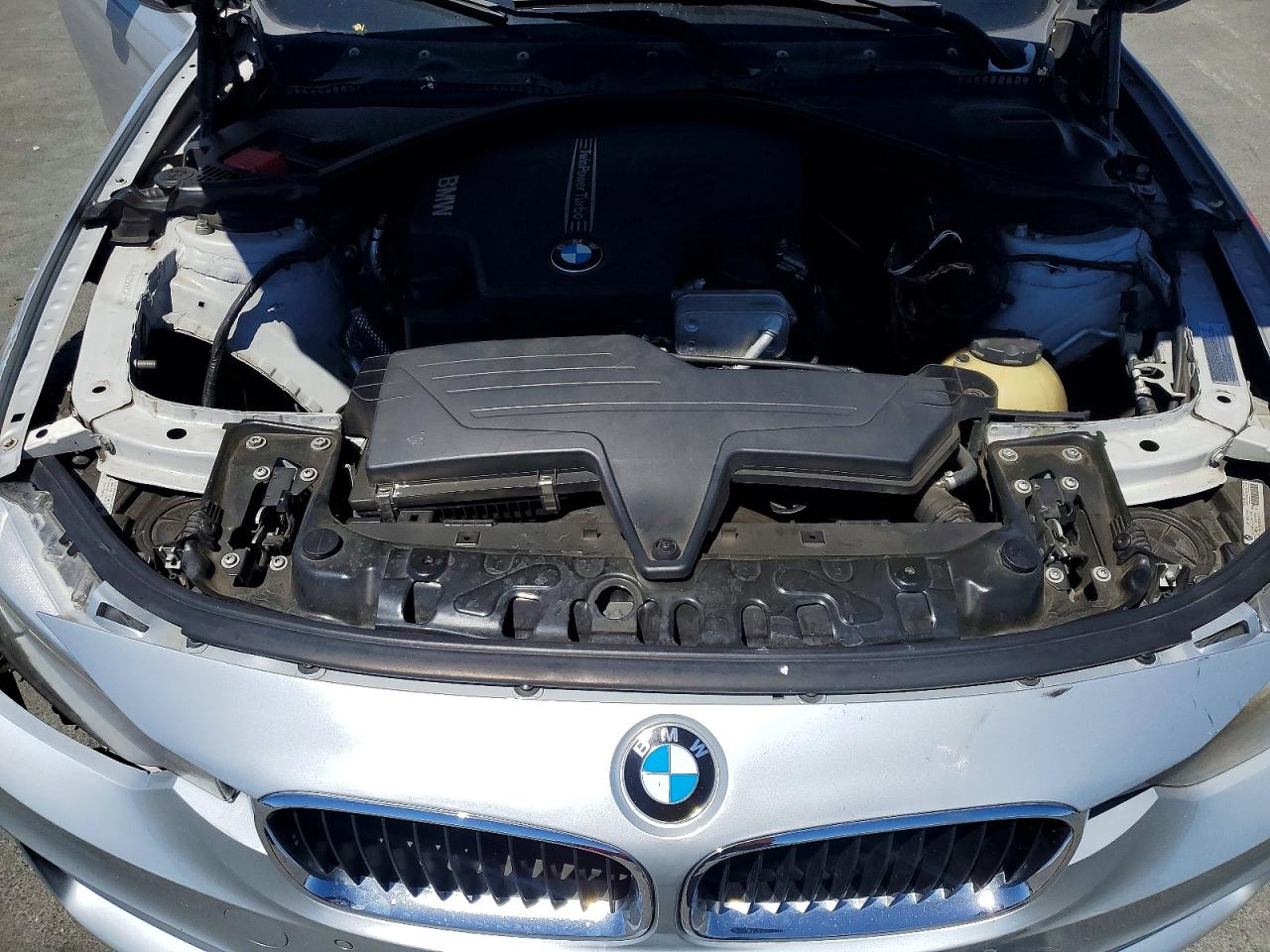 2014 Bmw 328 I Silver vin: WBA3A5G56ENP27160