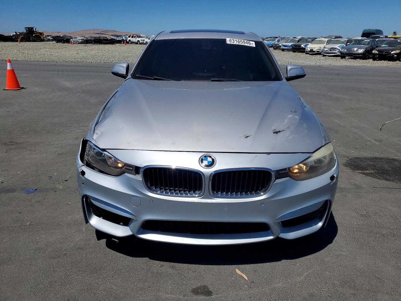 2014 Bmw 328 I Silver vin: WBA3A5G56ENP27160