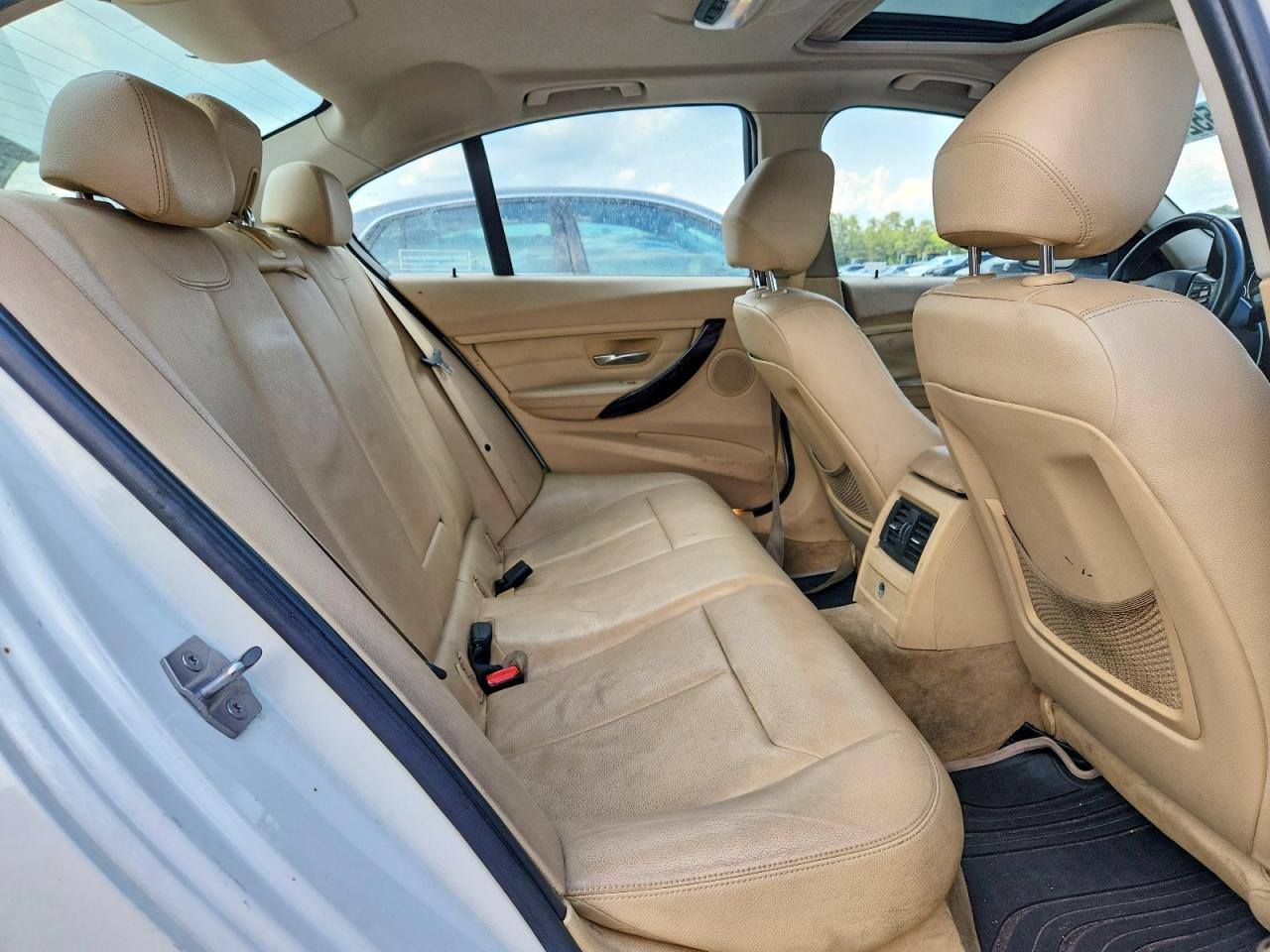 2014 Bmw 328 I White vin: WBA3A5G56ENP32259