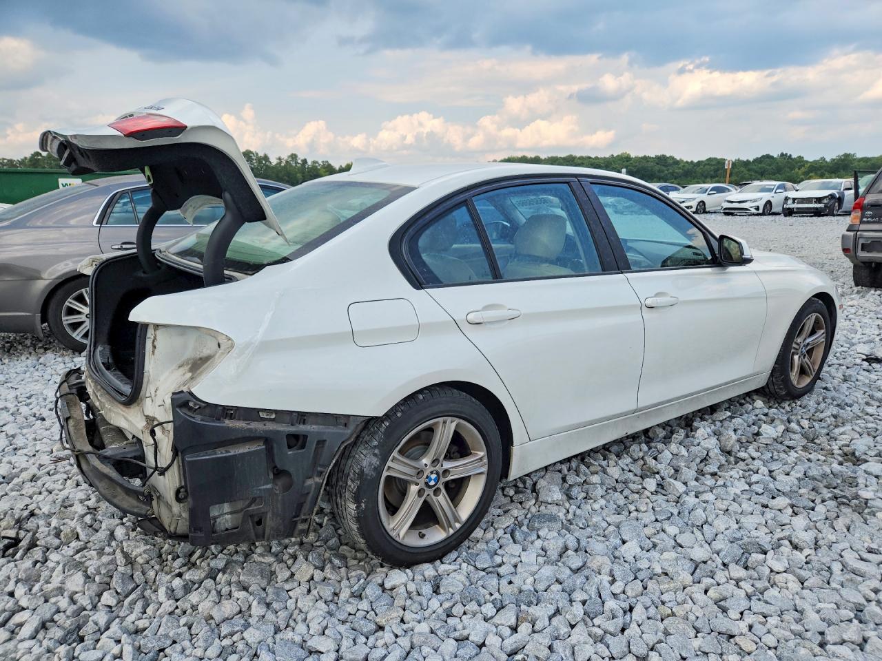 2014 Bmw 328 I White vin: WBA3A5G56ENP32259
