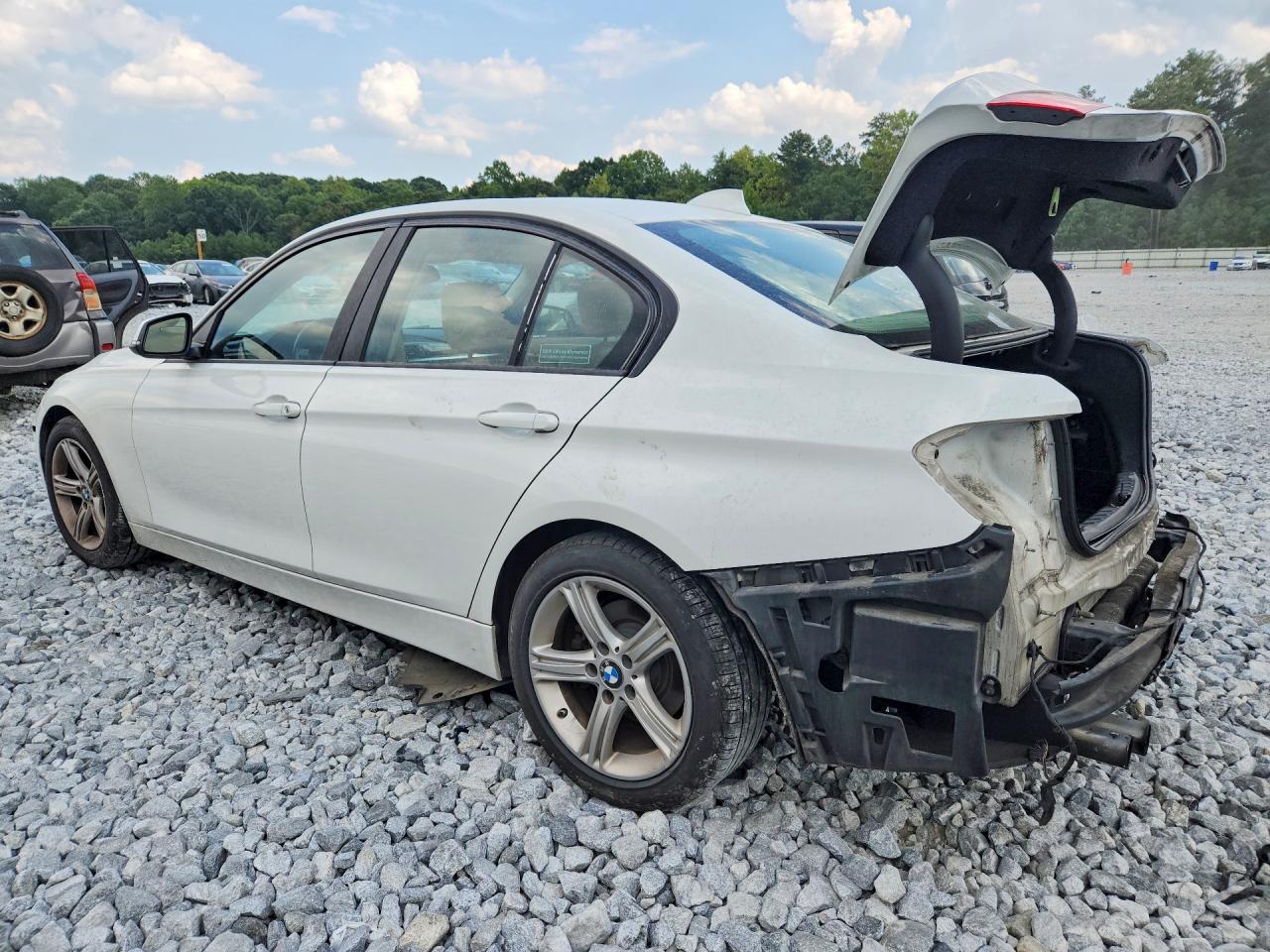 2014 Bmw 328 I White vin: WBA3A5G56ENP32259