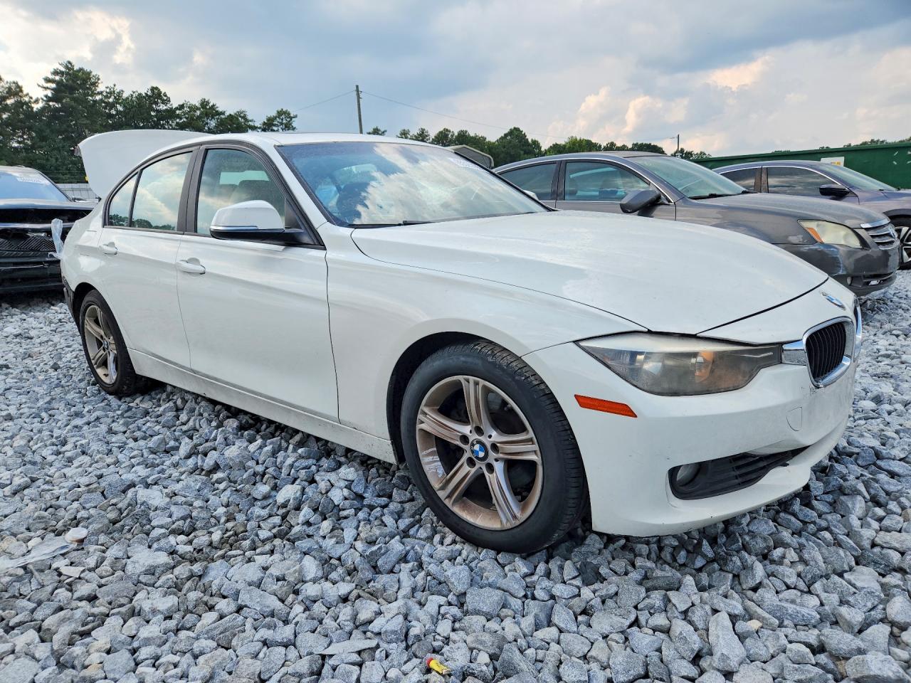2014 Bmw 328 I White vin: WBA3A5G56ENP32259