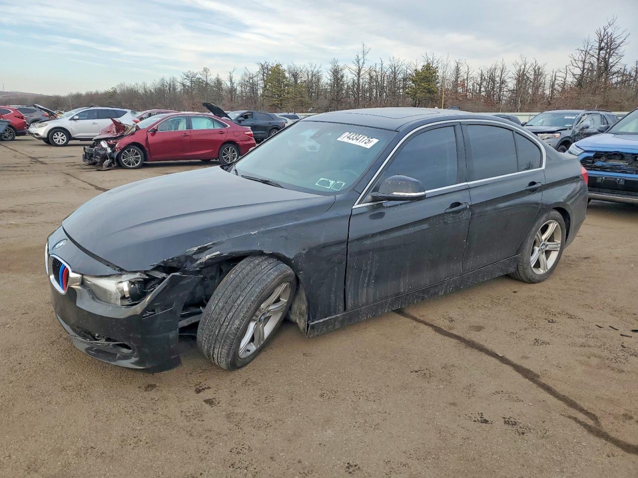 2015 Bmw 328 I Black vin: WBA3A5G56FNP34496