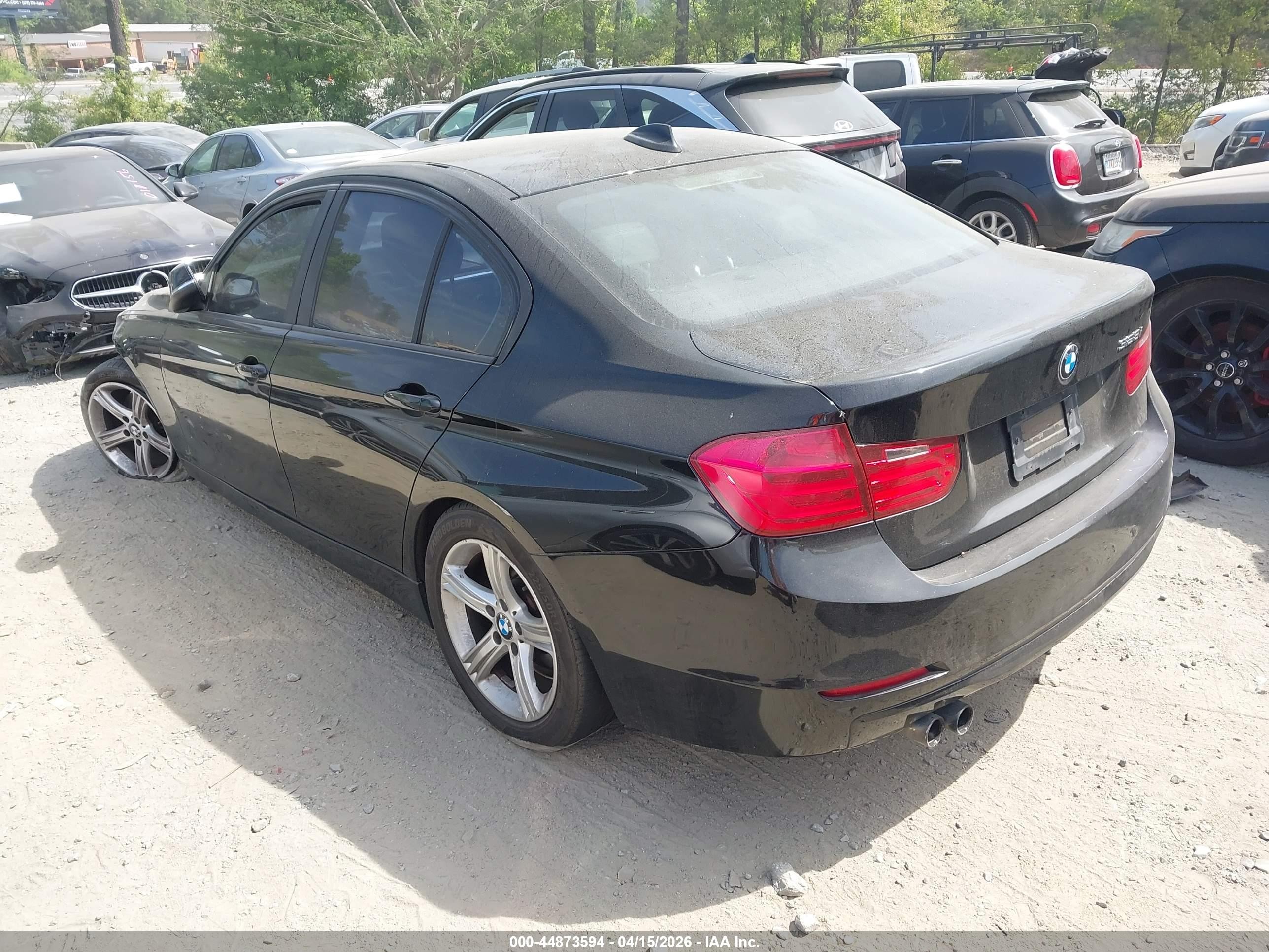 2015 Bmw 328i   Black vin: WBA3A5G56FNS83473