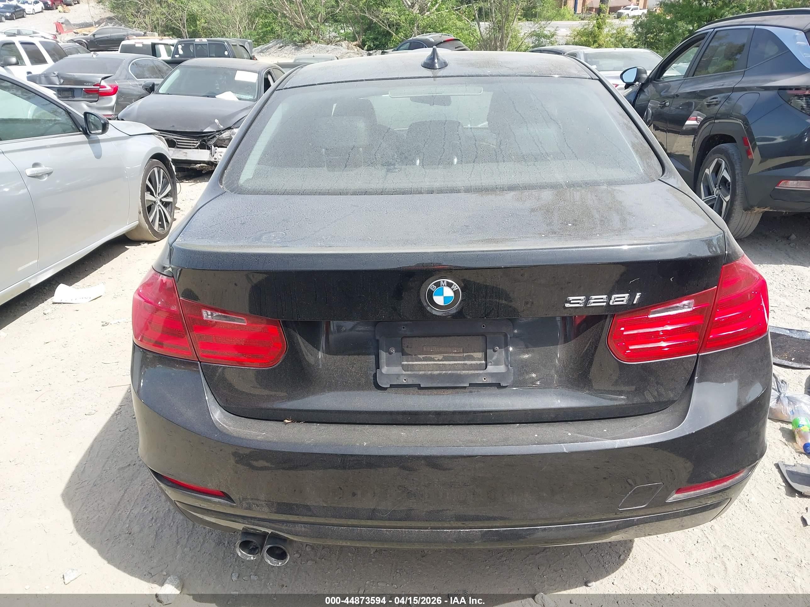 2015 Bmw 328i   Black vin: WBA3A5G56FNS83473