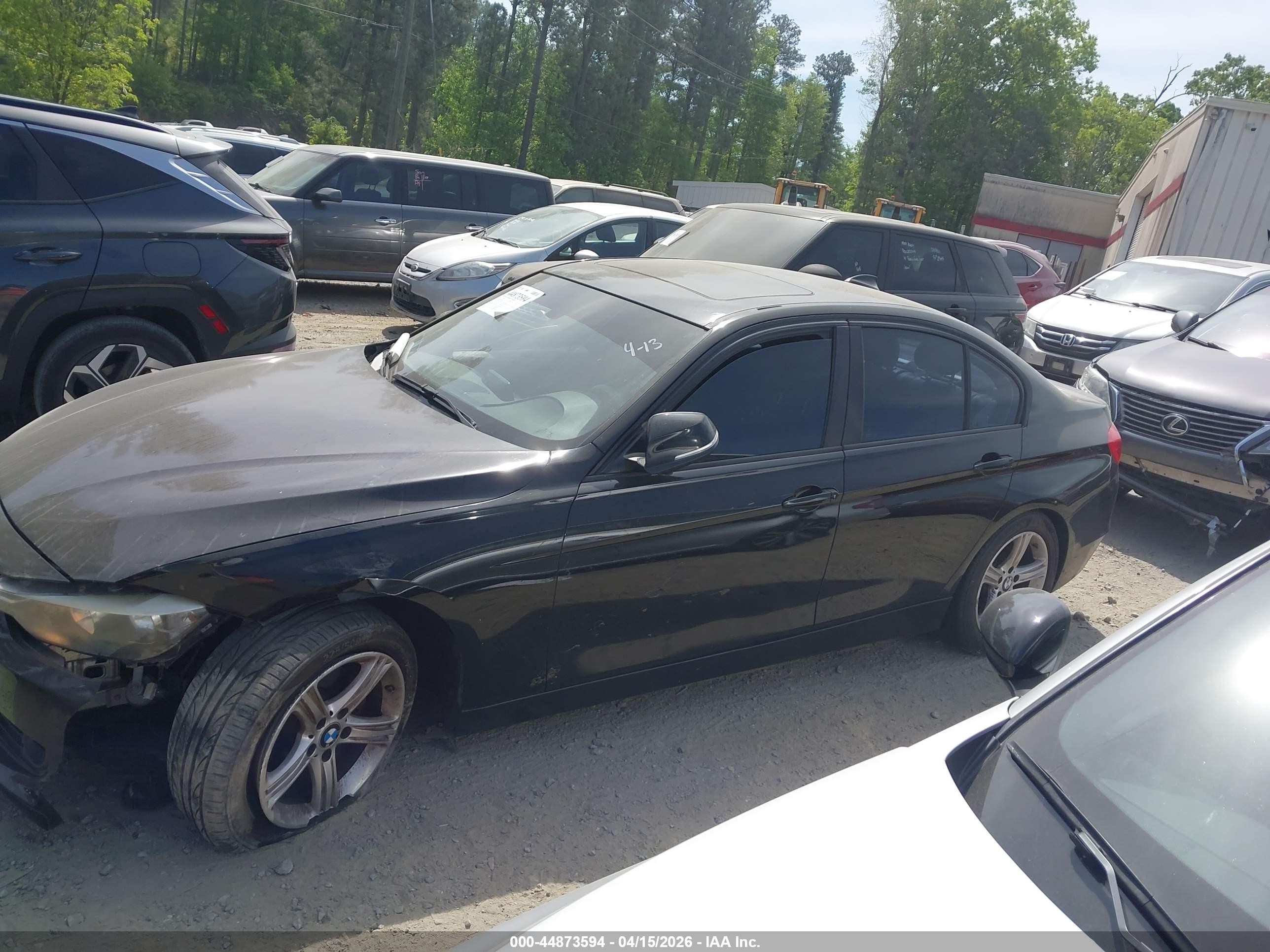 2015 Bmw 328i   Black vin: WBA3A5G56FNS83473