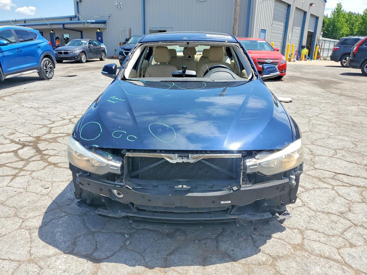 2015 Bmw 328 I Blue vin: WBA3A5G56FNS87409