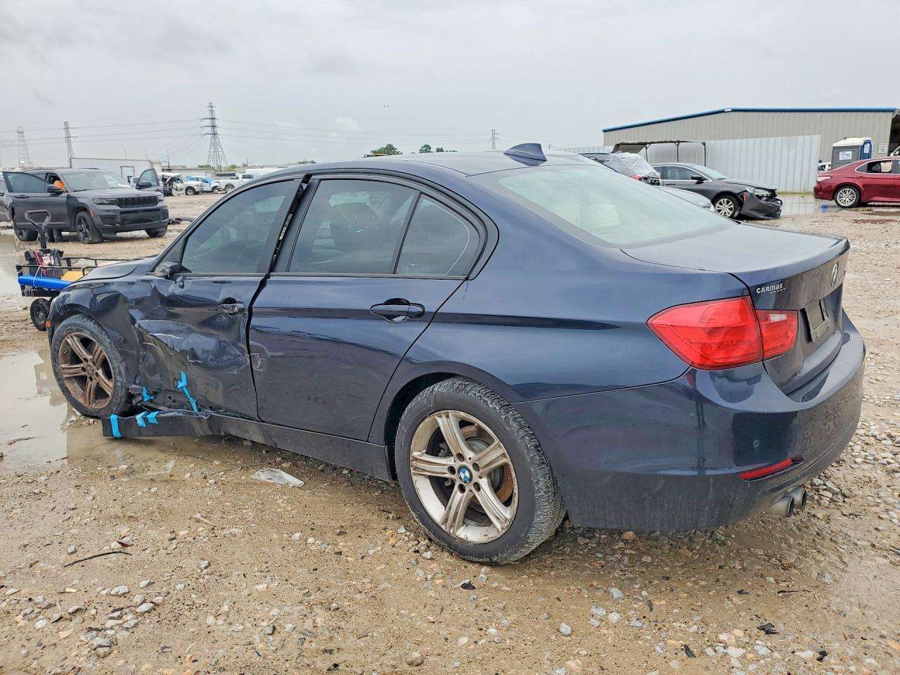 2015 Bmw 328 I Blue vin: WBA3A5G56FNS90262