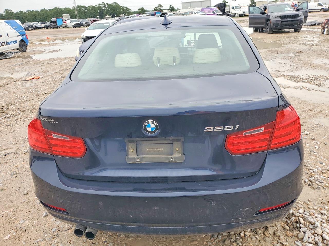 2015 Bmw 328 I Blue vin: WBA3A5G56FNS90262
