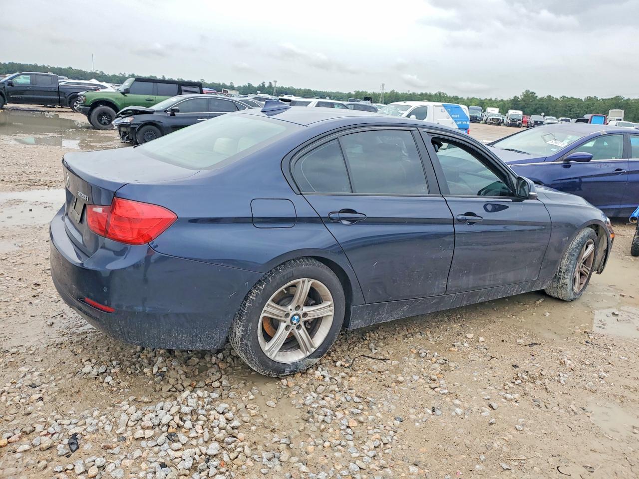2015 Bmw 328 I Blue vin: WBA3A5G56FNS90262