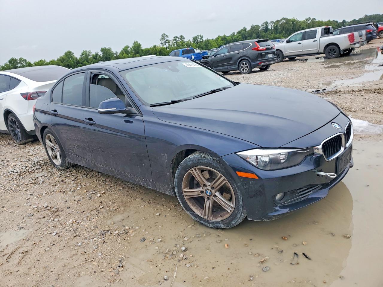2015 Bmw 328 I Blue vin: WBA3A5G56FNS90262