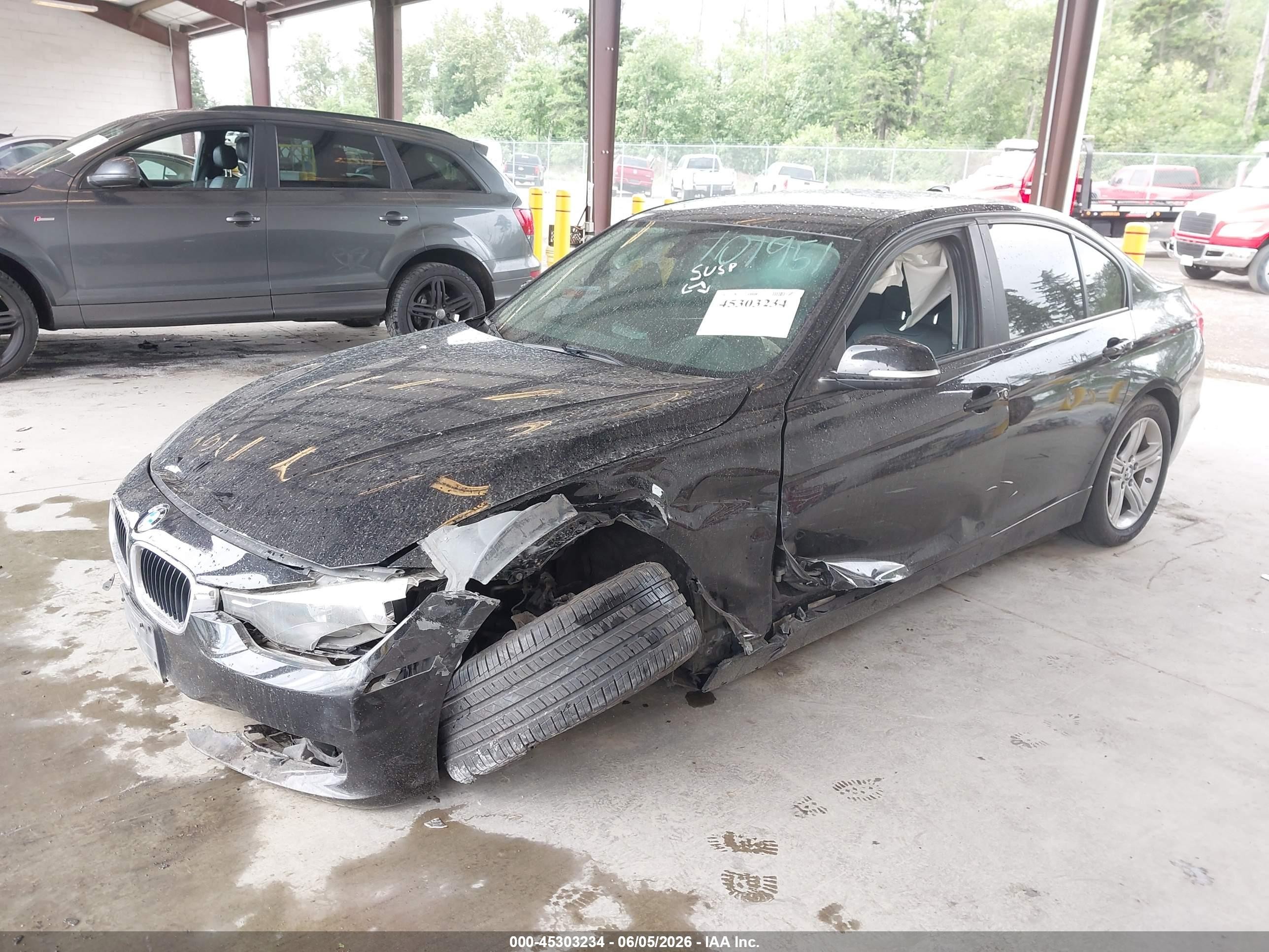 2013 Bmw 328i Black vin: WBA3A5G57DNP20846