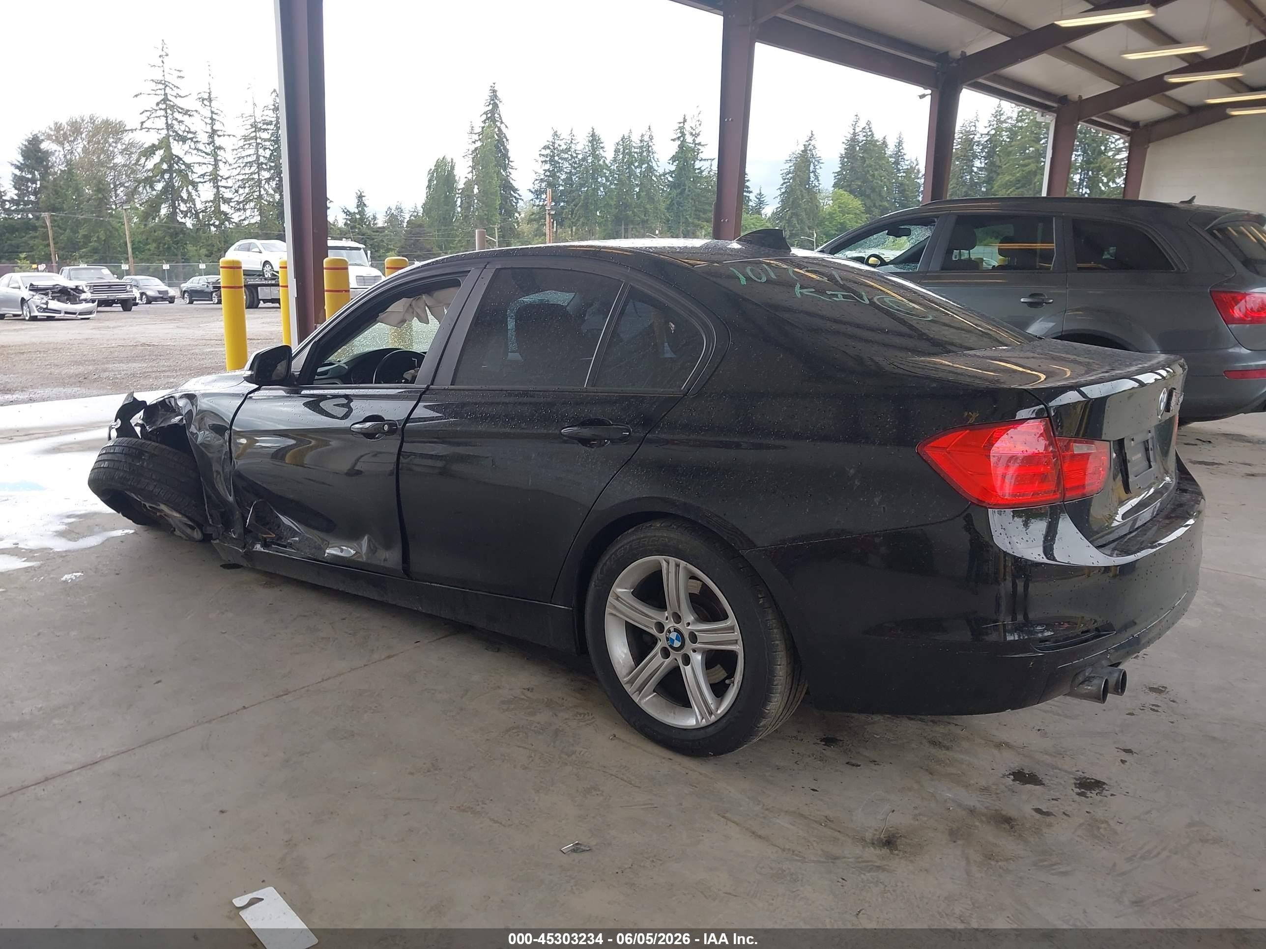 2013 Bmw 328i Black vin: WBA3A5G57DNP20846