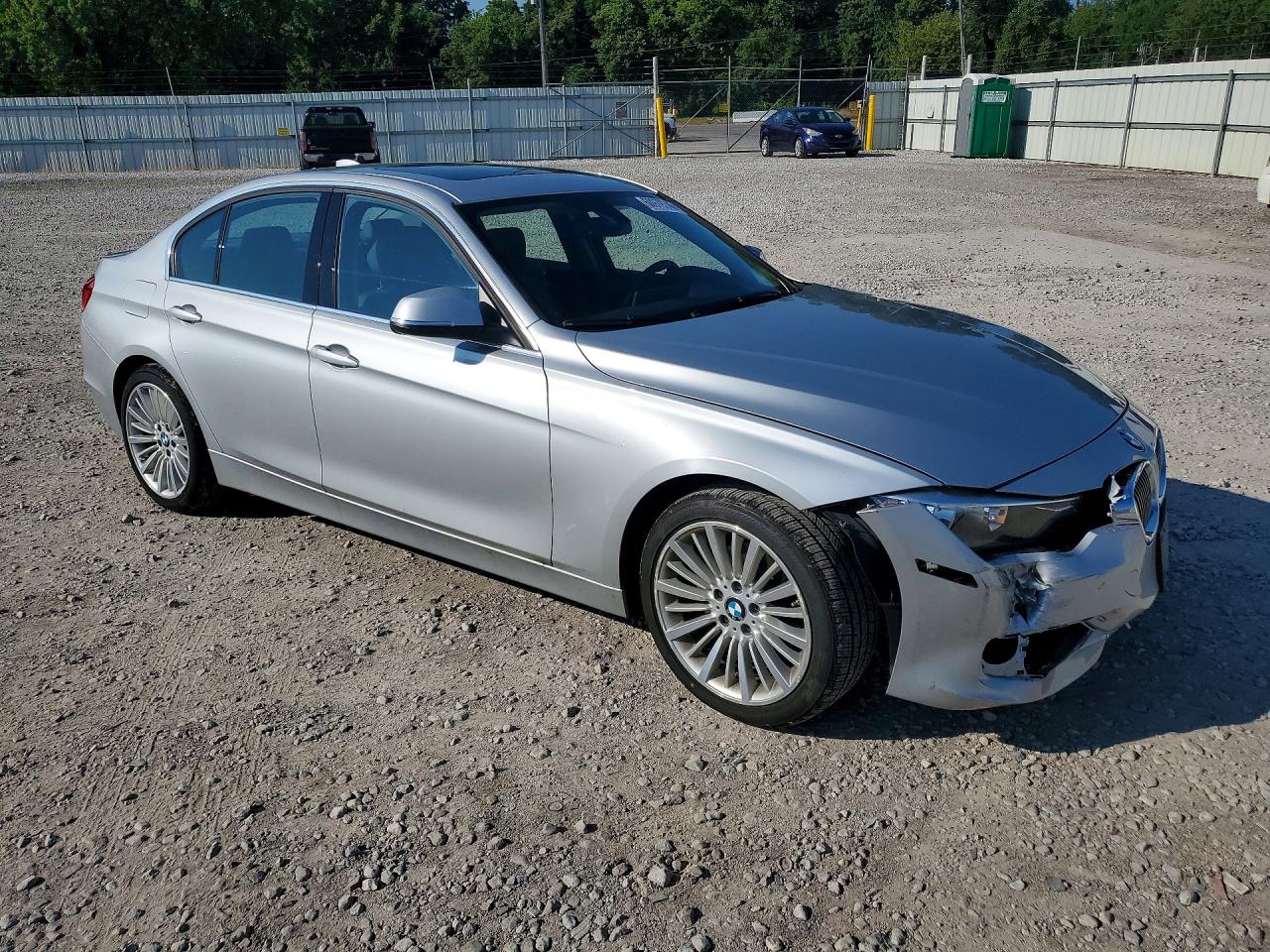 2013 Bmw 328 I Silver vin: WBA3A5G57DNP23777