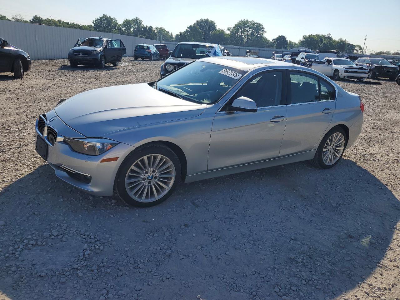 2013 Bmw 328 I Silver vin: WBA3A5G57DNP23777