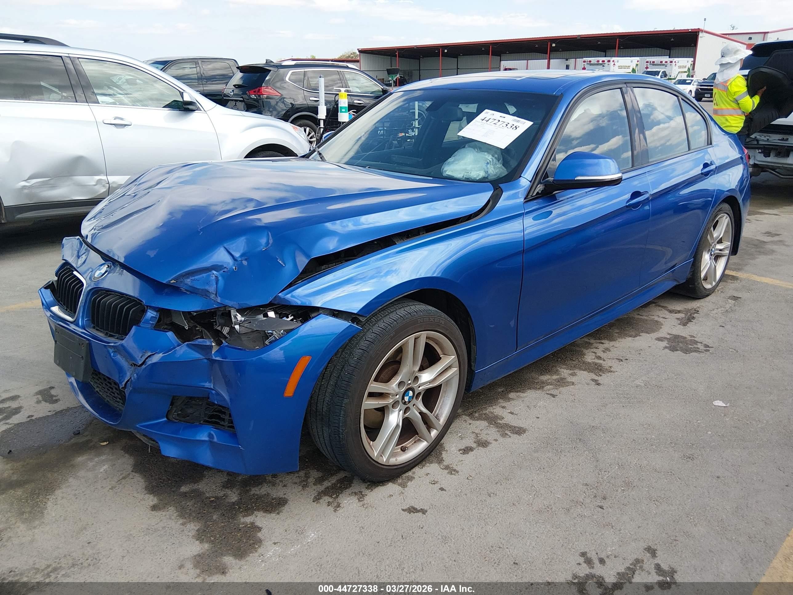 2014 Bmw 328i   Blue vin: WBA3A5G57ENP27524