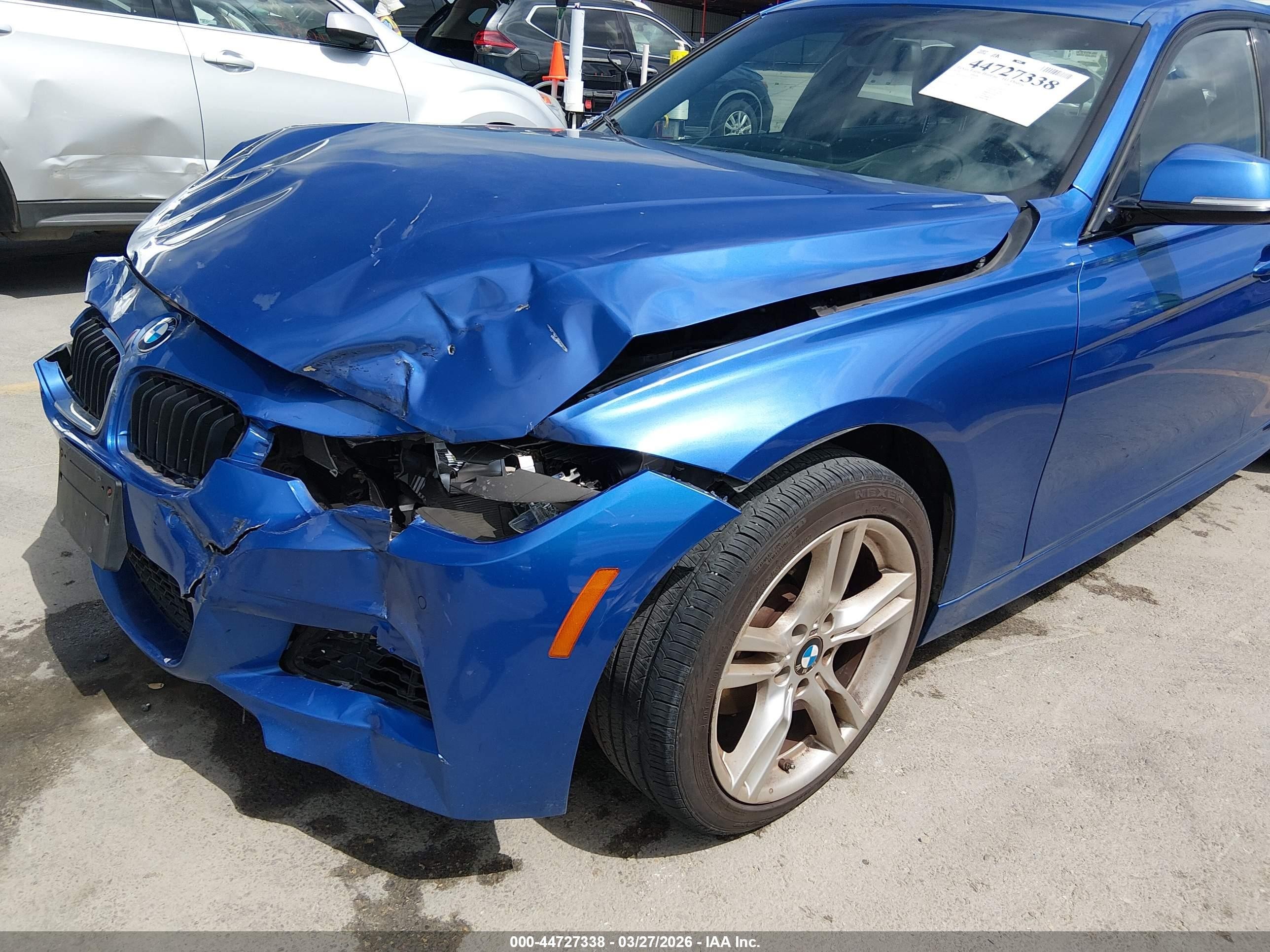 2014 Bmw 328i   Blue vin: WBA3A5G57ENP27524