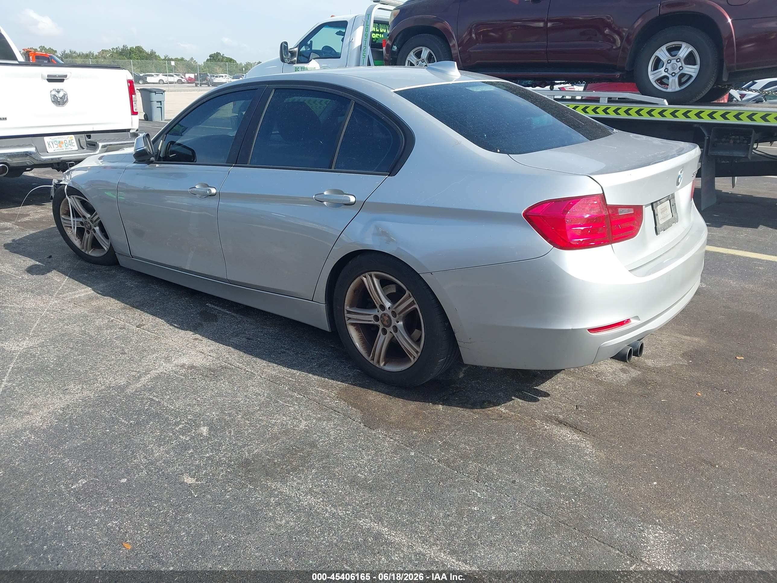 2014 Bmw 328i   Silver vin: WBA3A5G57ENP29774