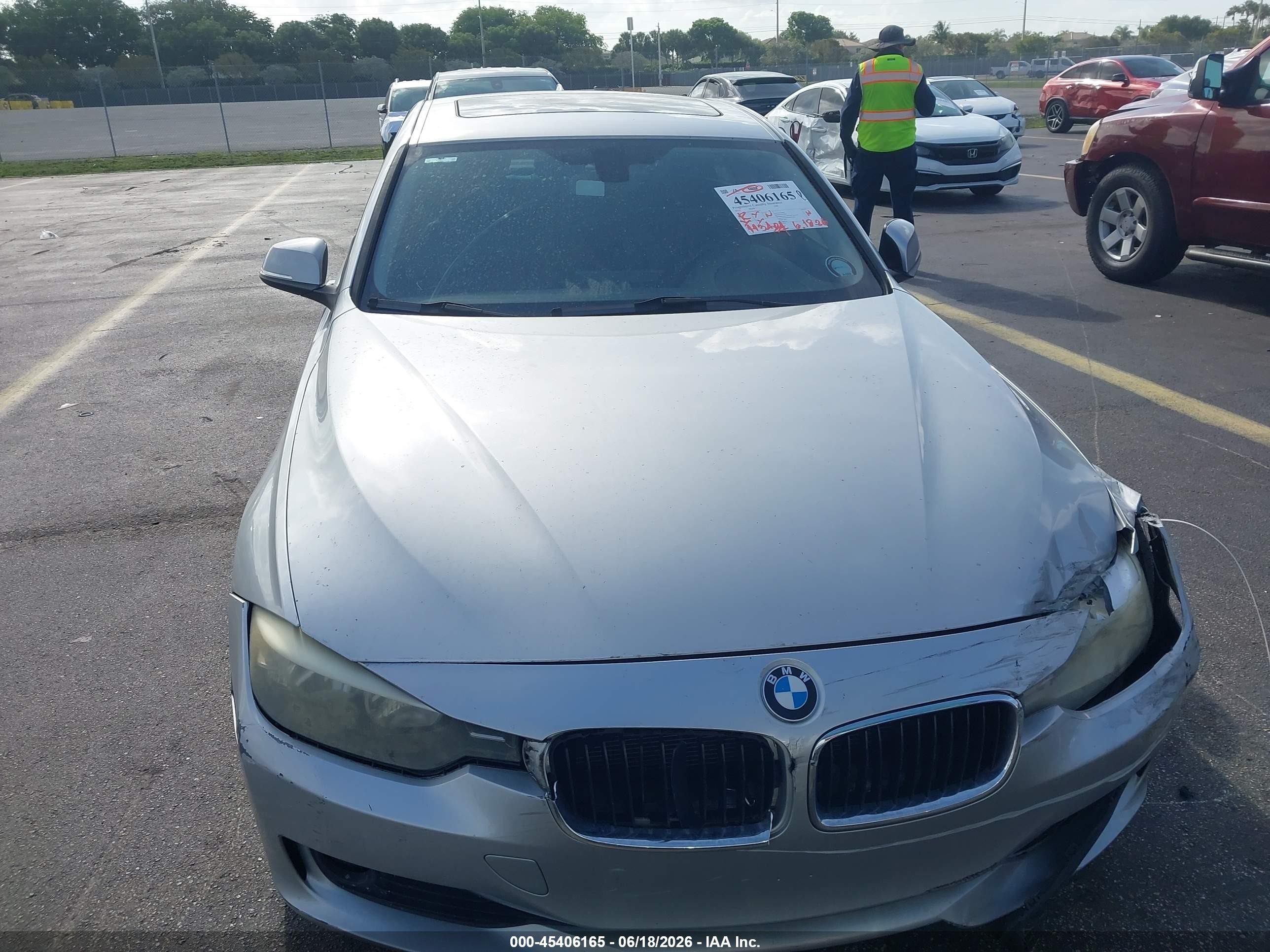 2014 Bmw 328i   Silver vin: WBA3A5G57ENP29774