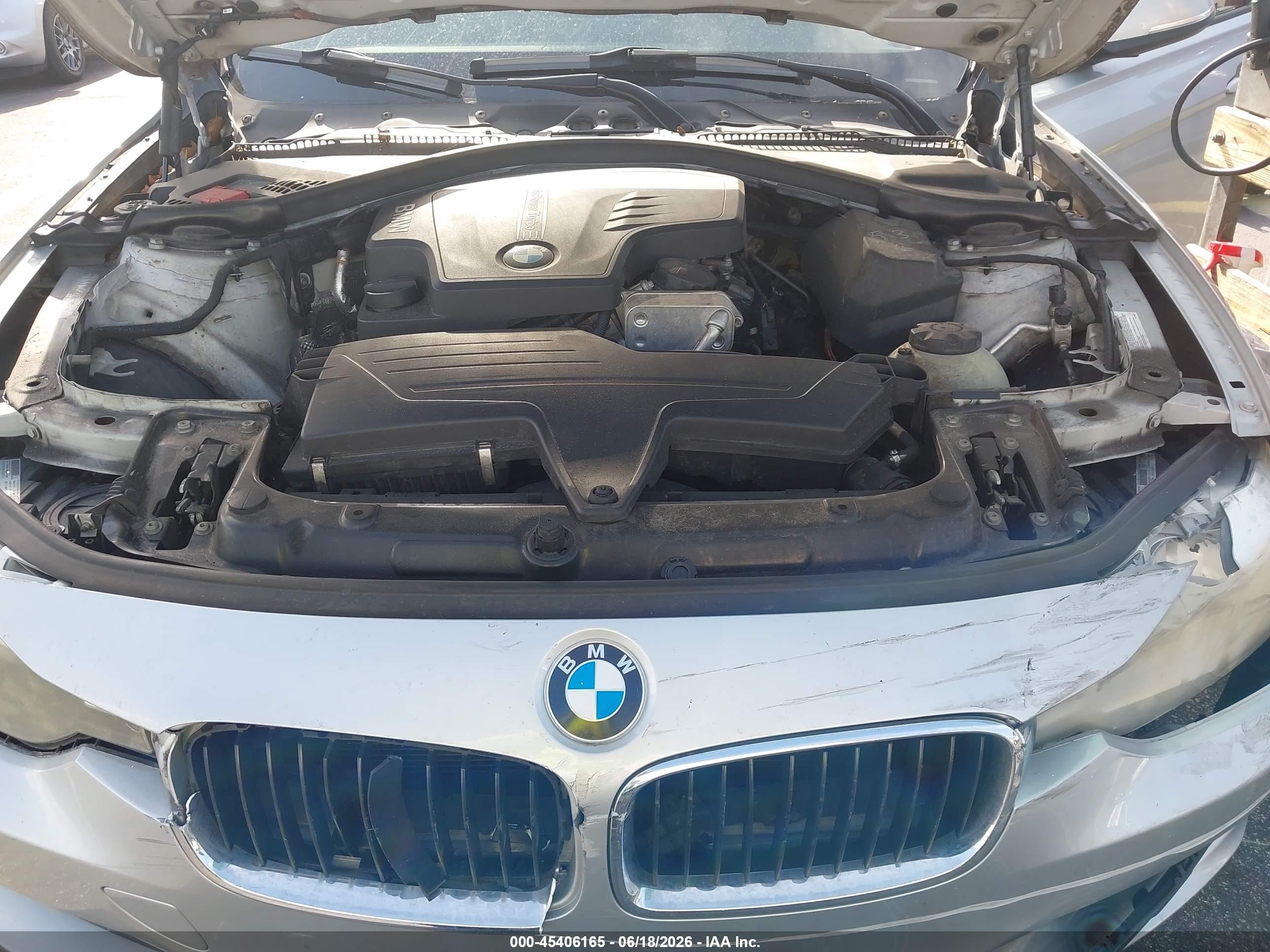 2014 Bmw 328i   Silver vin: WBA3A5G57ENP29774