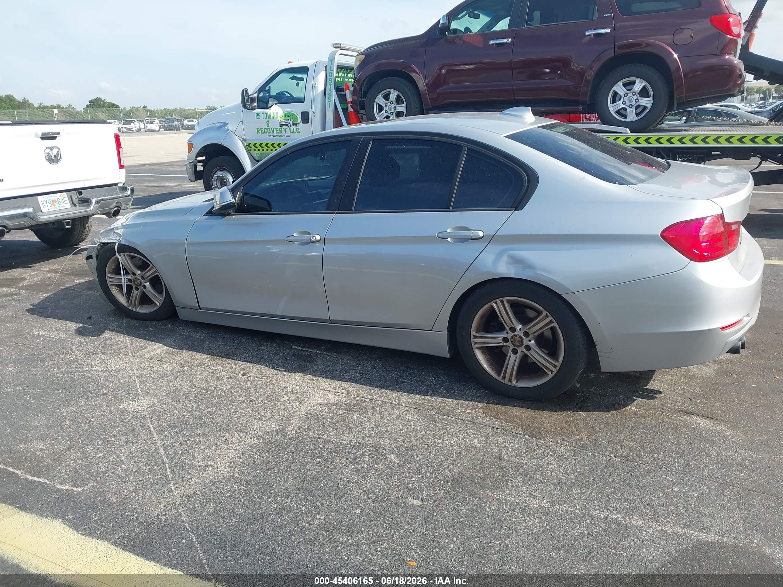 2014 Bmw 328i   Silver vin: WBA3A5G57ENP29774