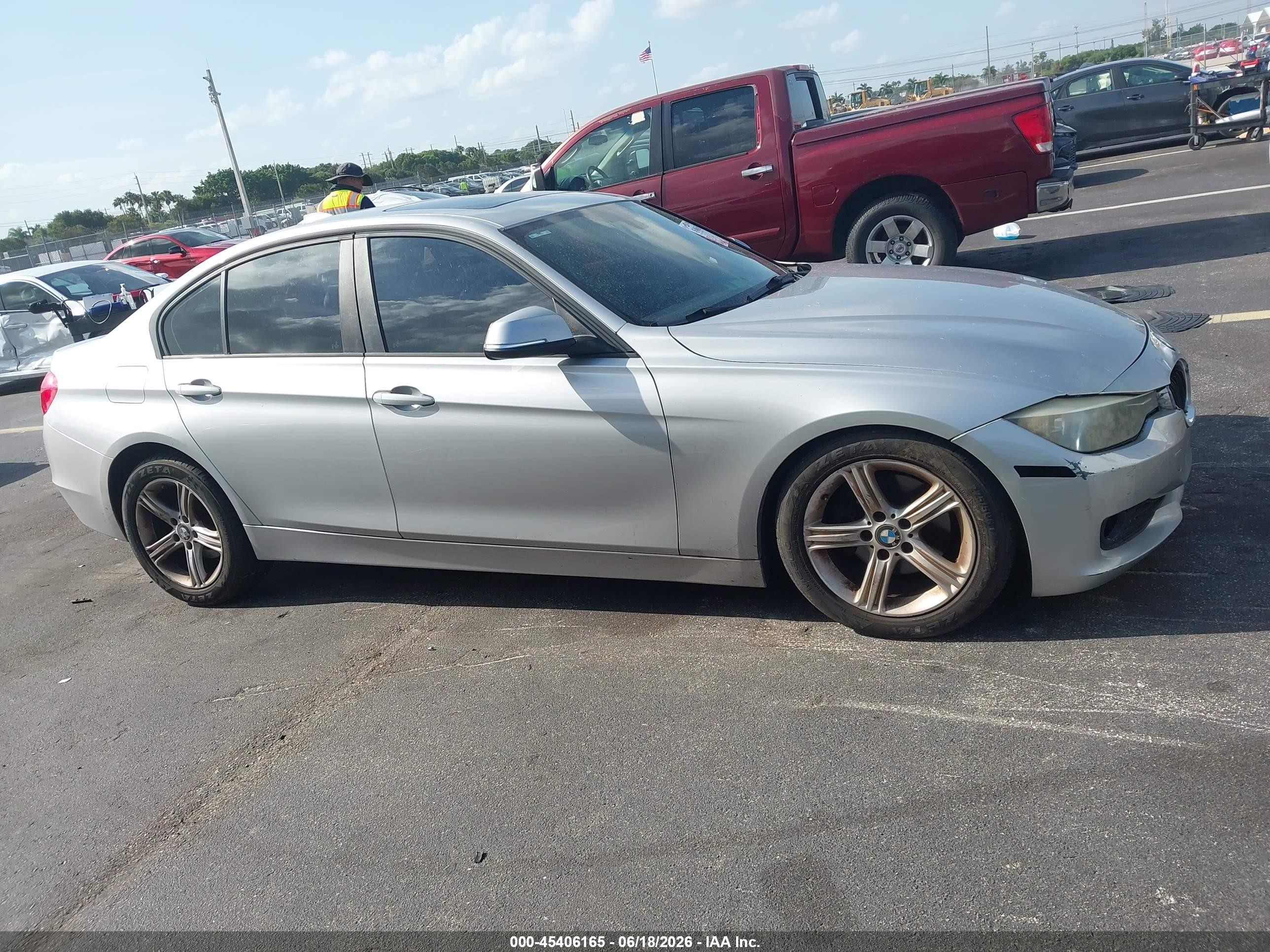 2014 Bmw 328i   Silver vin: WBA3A5G57ENP29774
