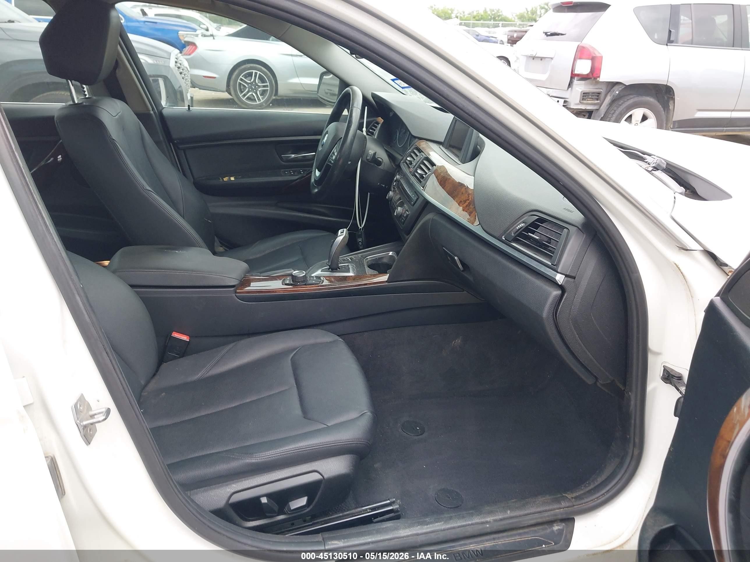 2015 Bmw 328i   White vin: WBA3A5G57FNP34264