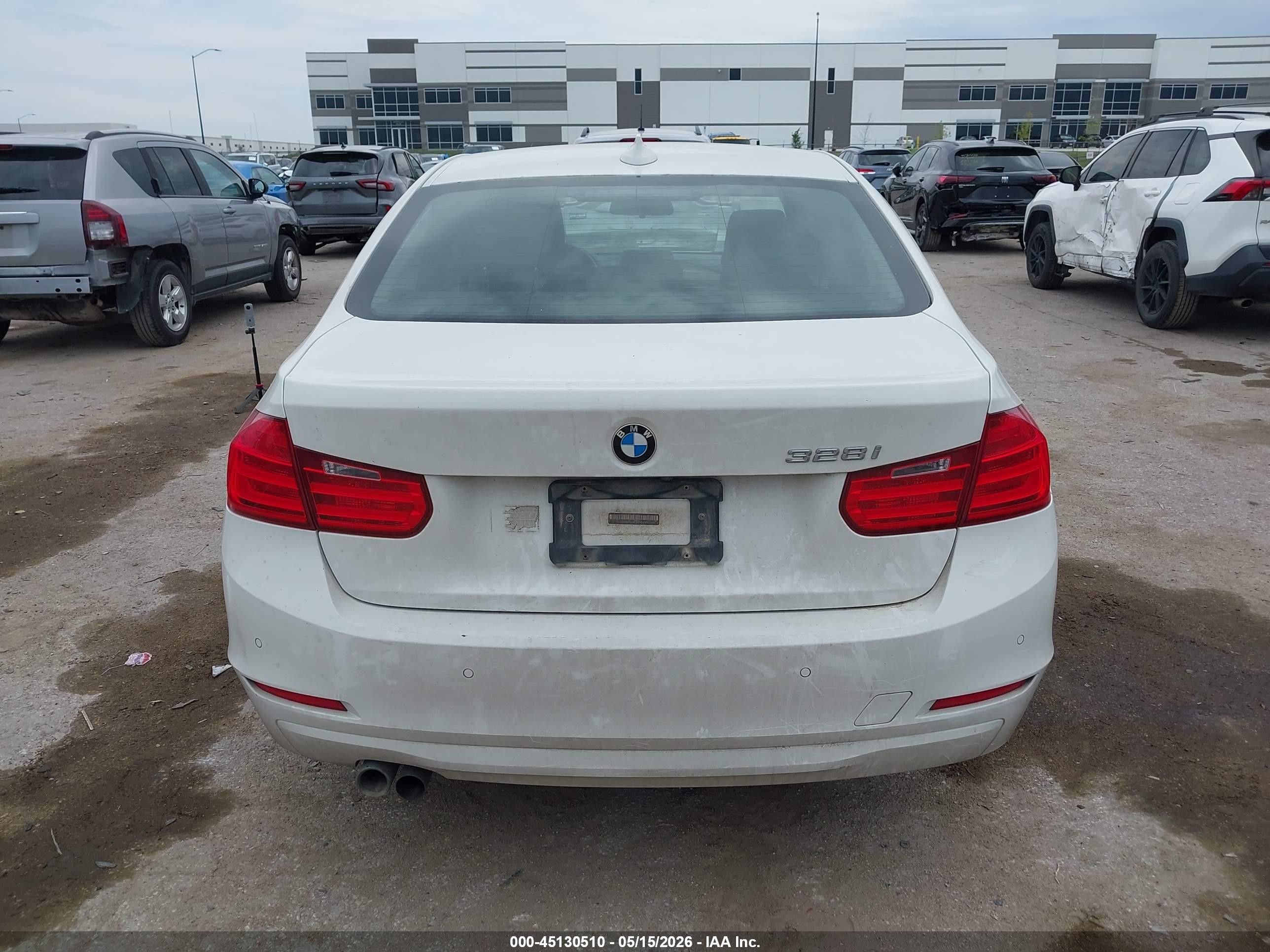 2015 Bmw 328i   White vin: WBA3A5G57FNP34264