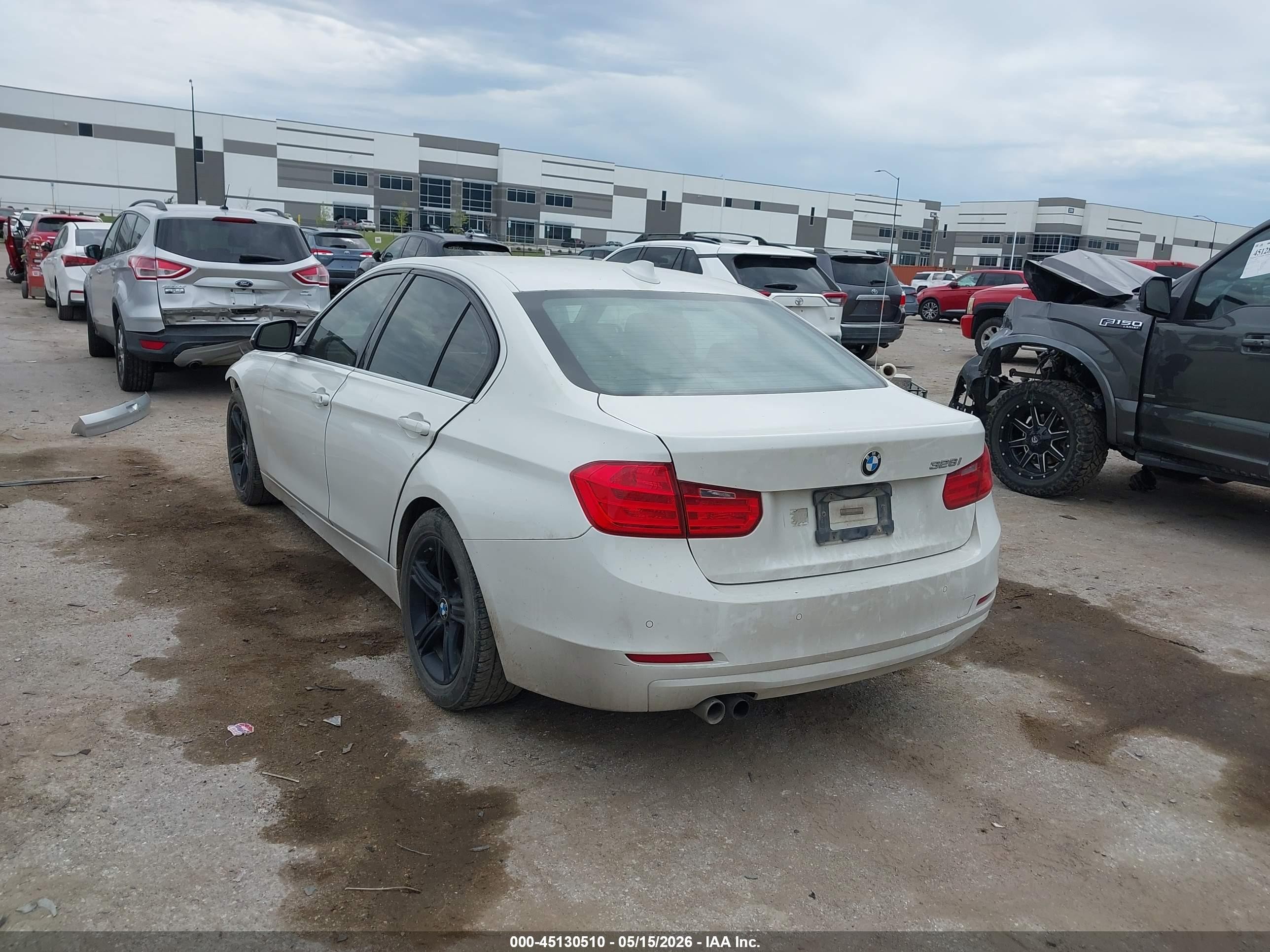 2015 Bmw 328i   White vin: WBA3A5G57FNP34264