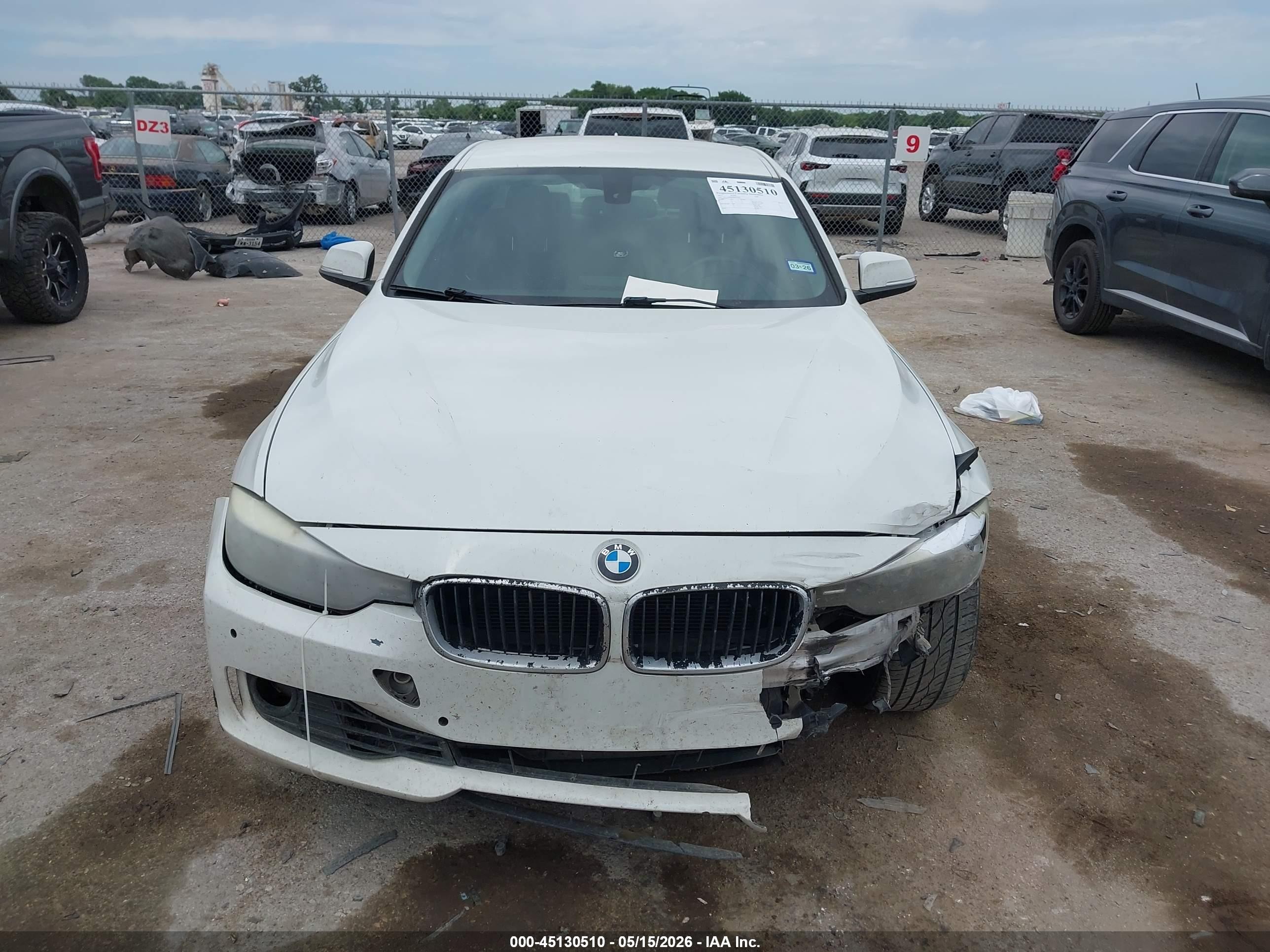 2015 Bmw 328i   White vin: WBA3A5G57FNP34264