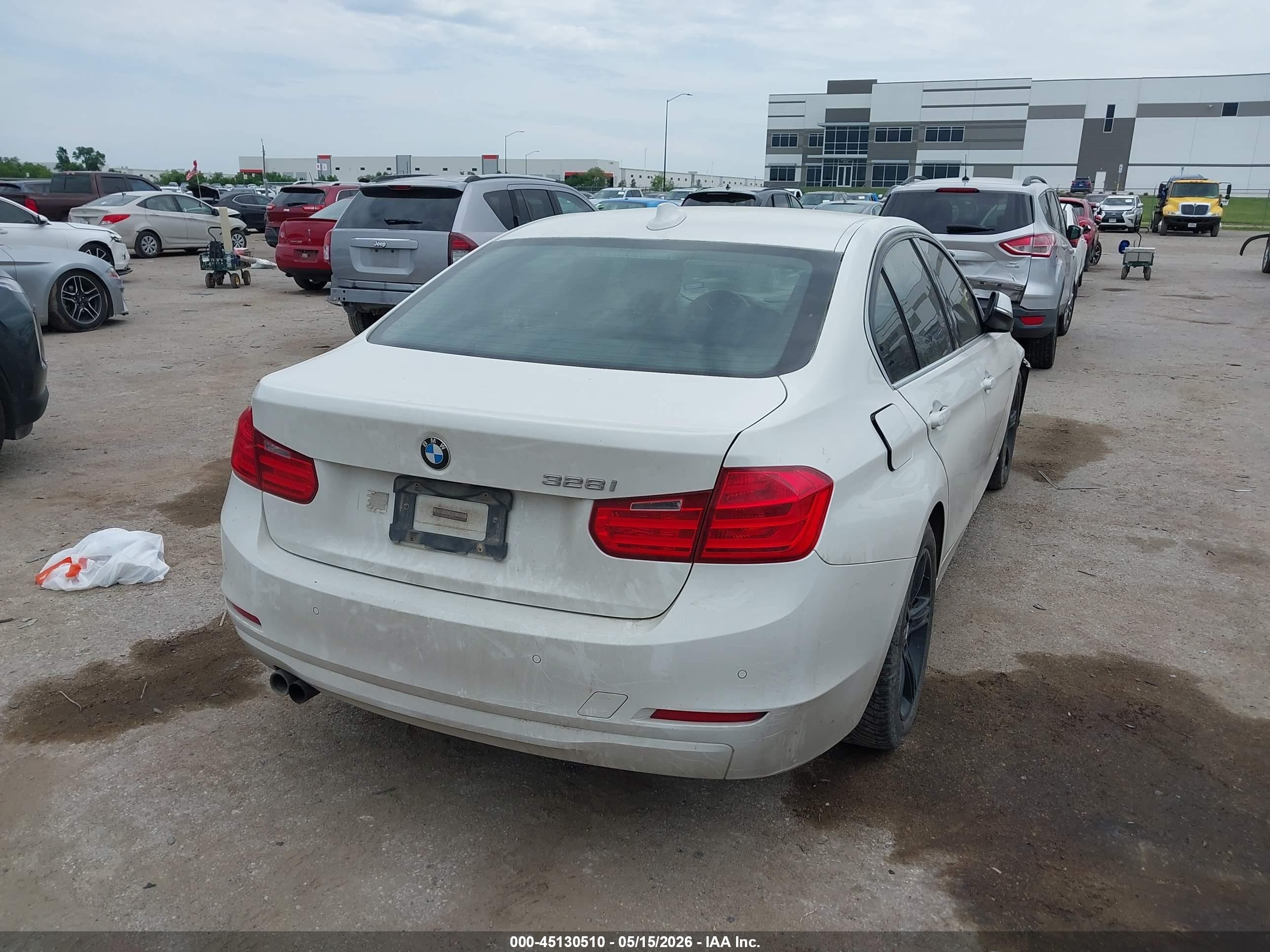2015 Bmw 328i   White vin: WBA3A5G57FNP34264
