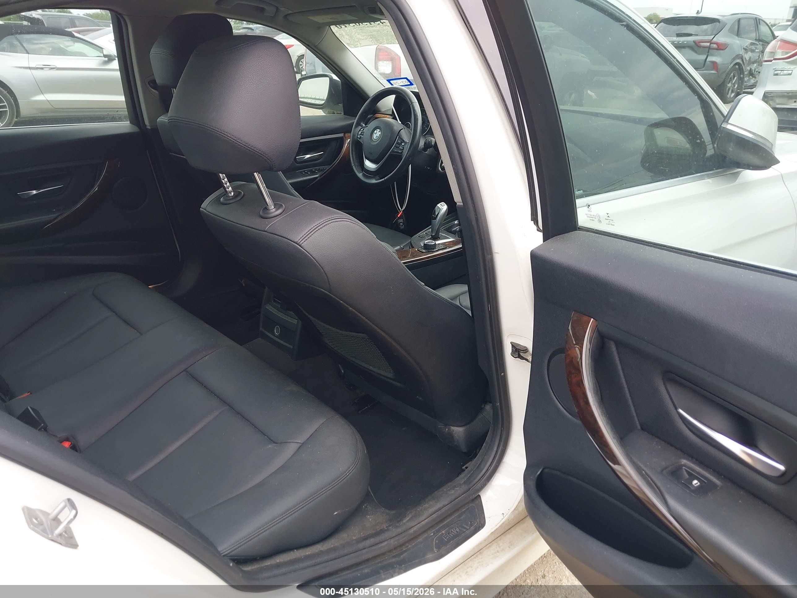 2015 Bmw 328i   White vin: WBA3A5G57FNP34264