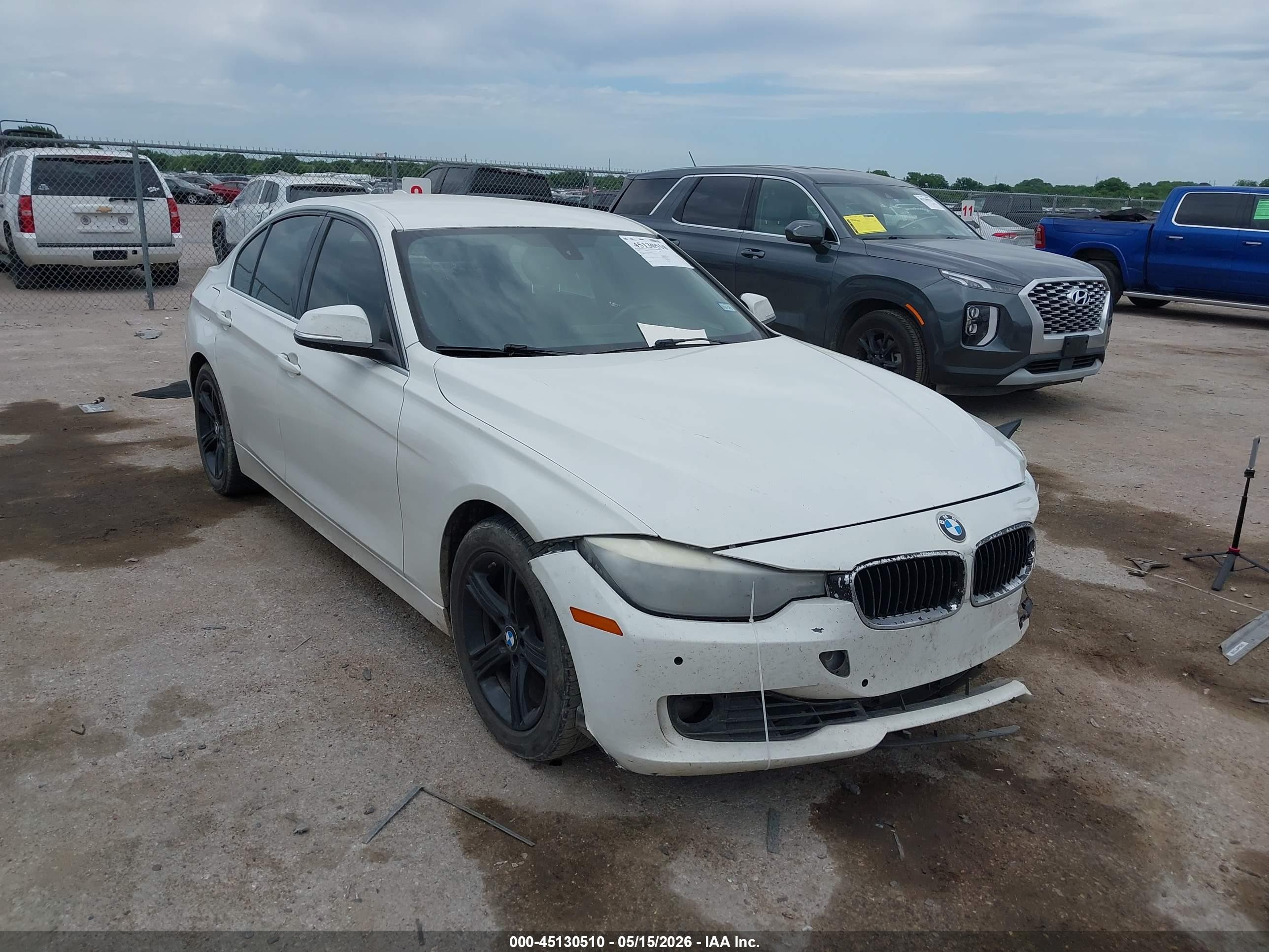 2015 Bmw 328i   White vin: WBA3A5G57FNP34264