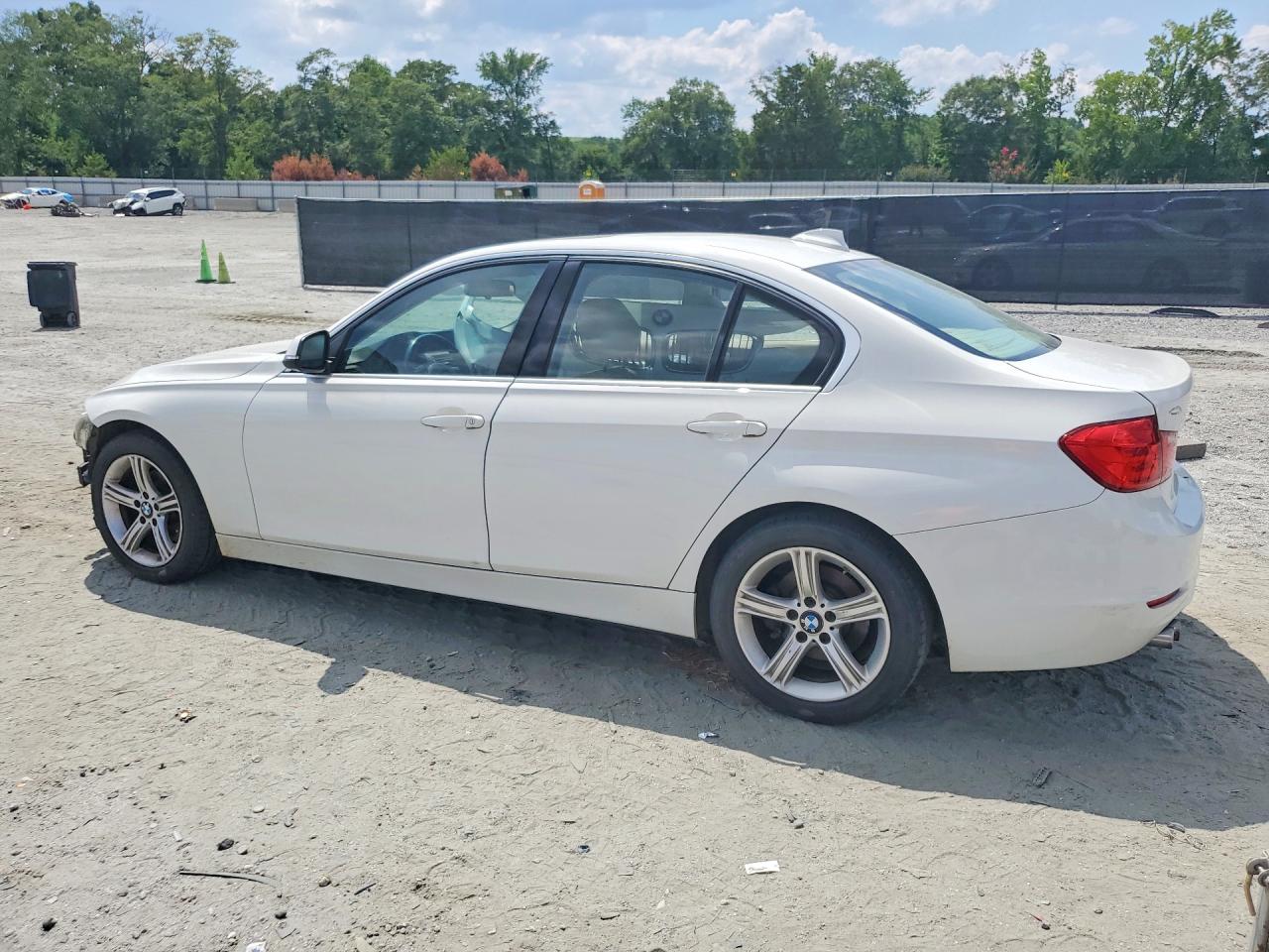 2015 Bmw 328 I White vin: WBA3A5G57FNP34913