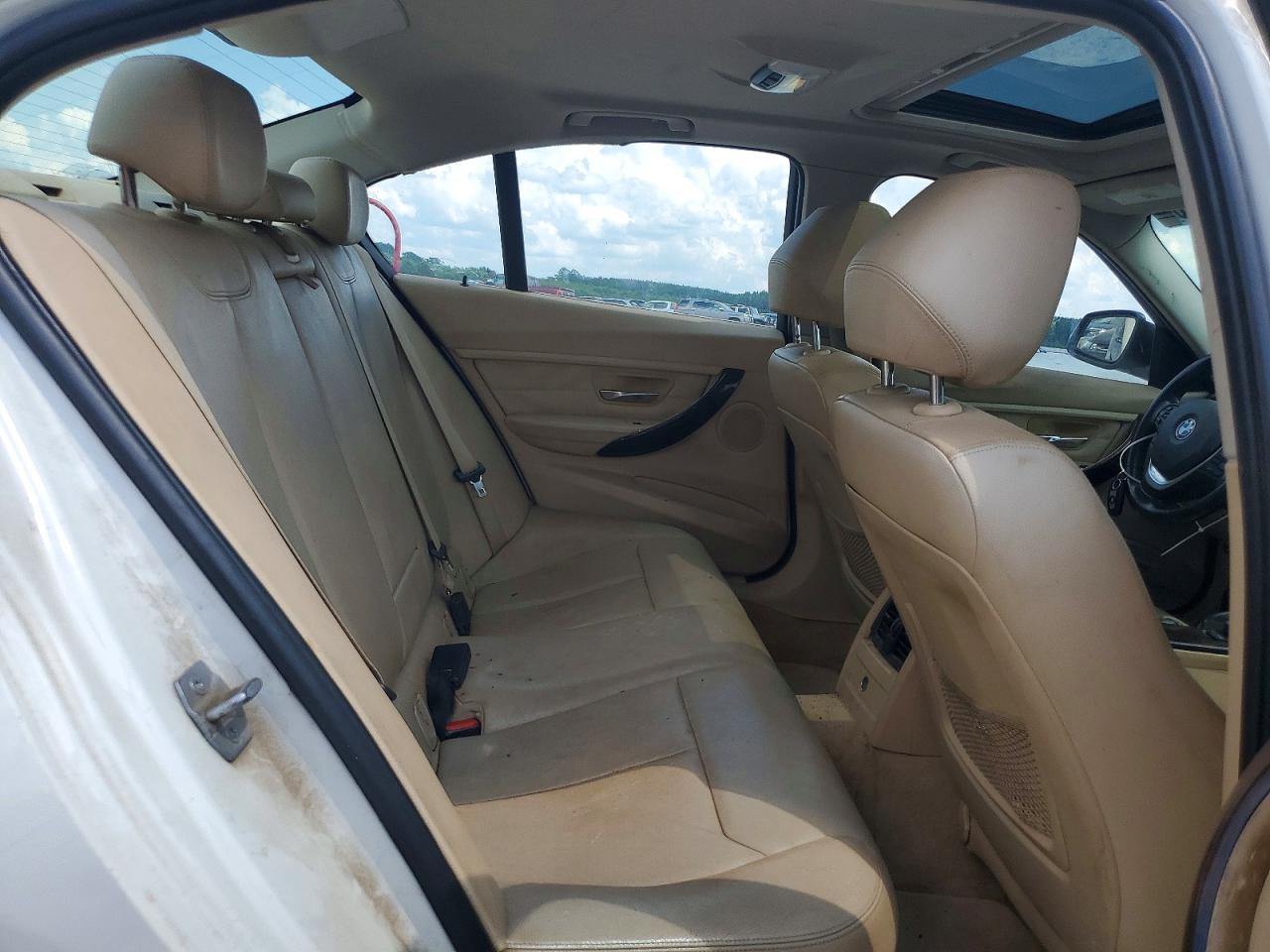 2015 Bmw 328 I White vin: WBA3A5G57FNP34913