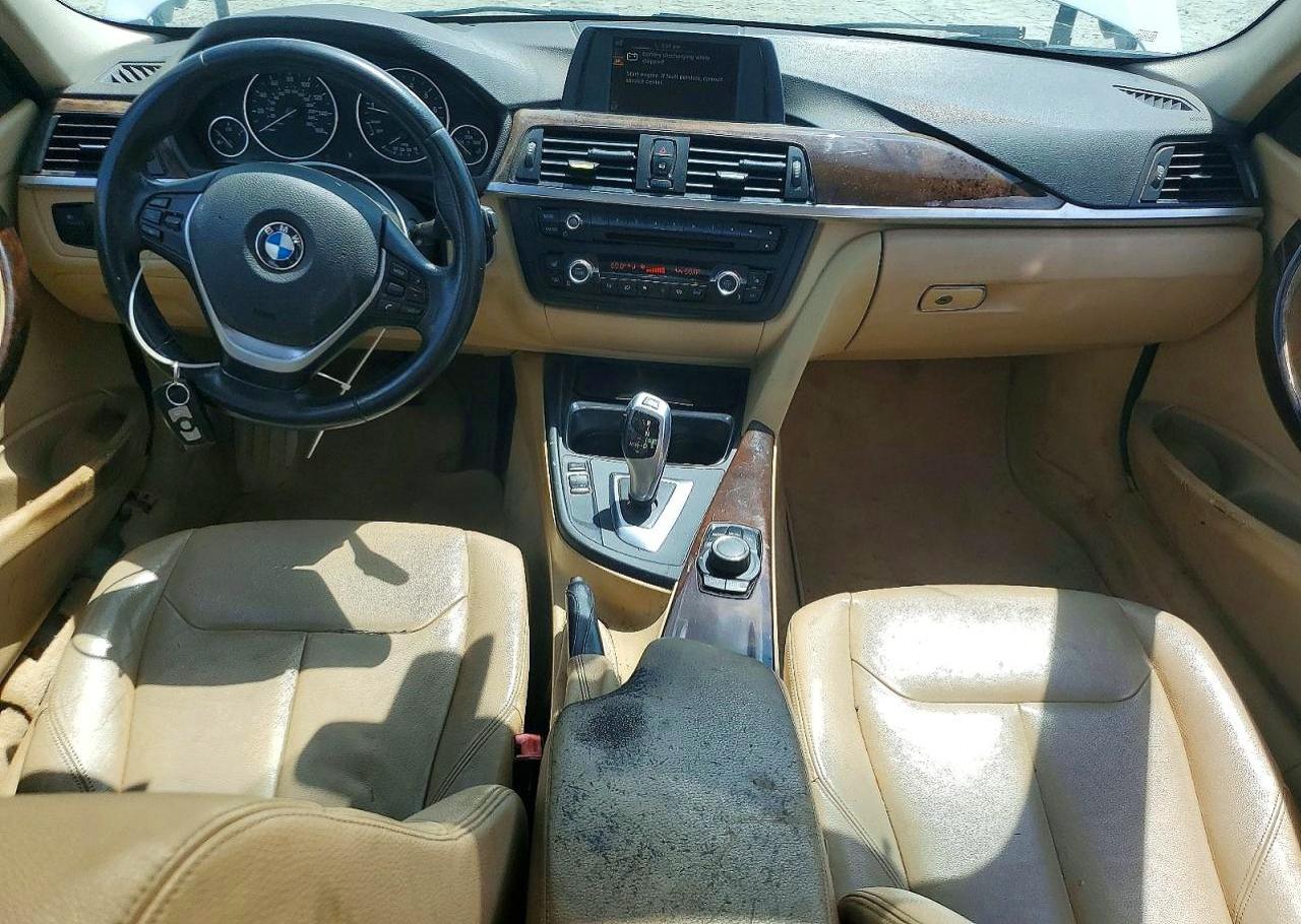 2015 Bmw 328 I White vin: WBA3A5G57FNP34913