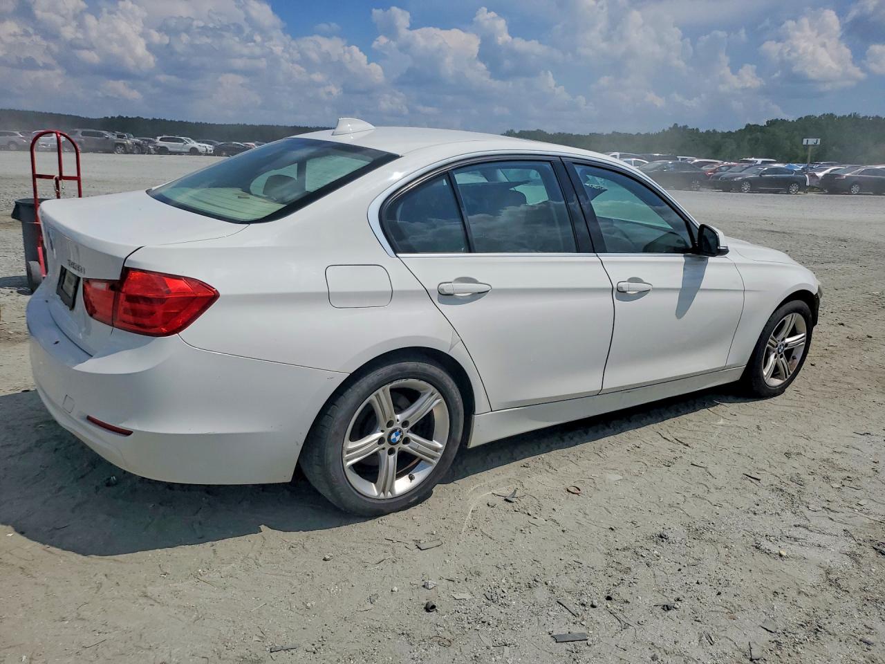 2015 Bmw 328 I White vin: WBA3A5G57FNP34913