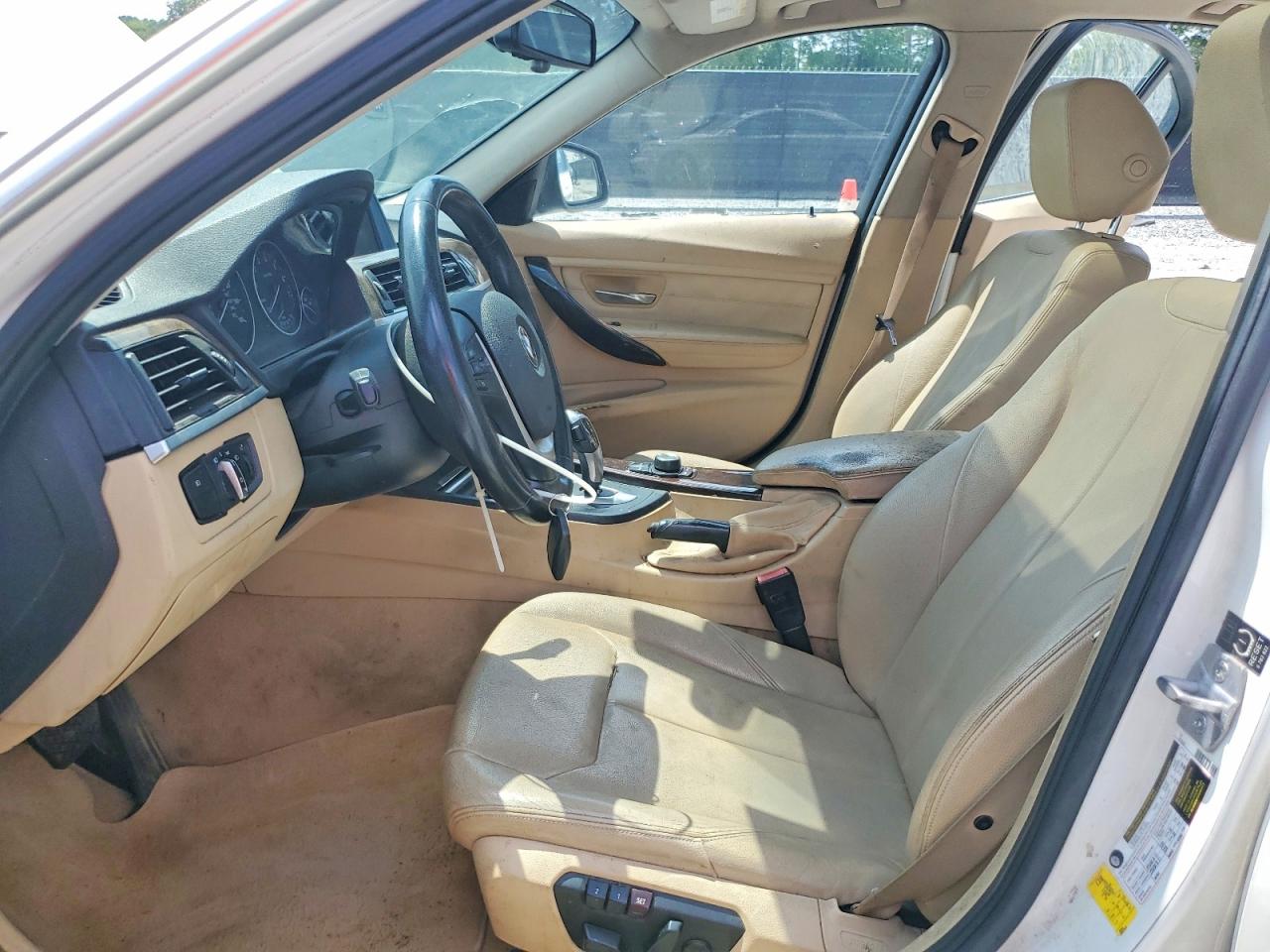 2015 Bmw 328 I White vin: WBA3A5G57FNP34913