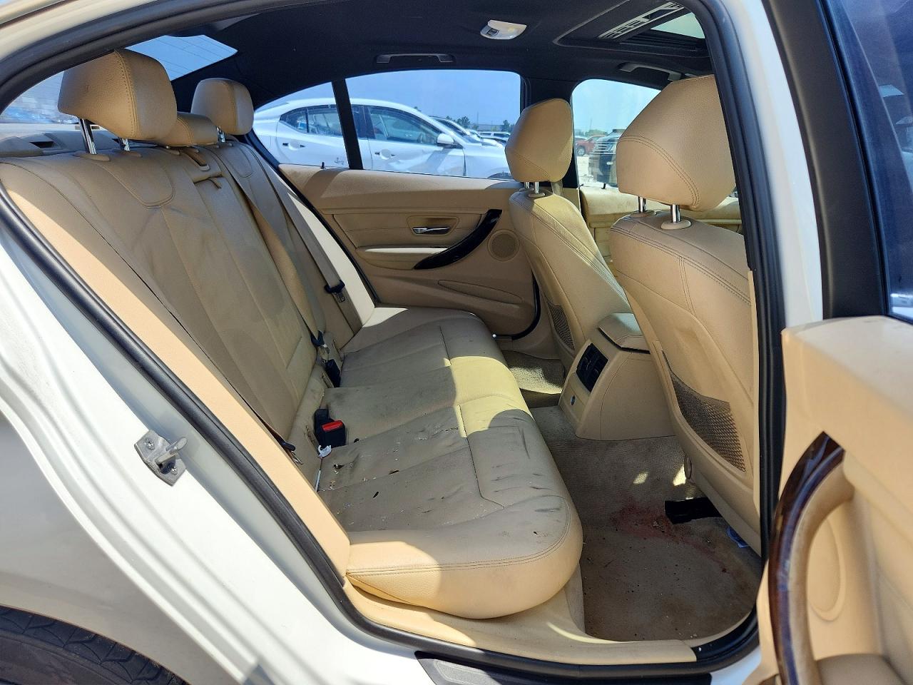 2015 Bmw 328 I White vin: WBA3A5G57FNP35284