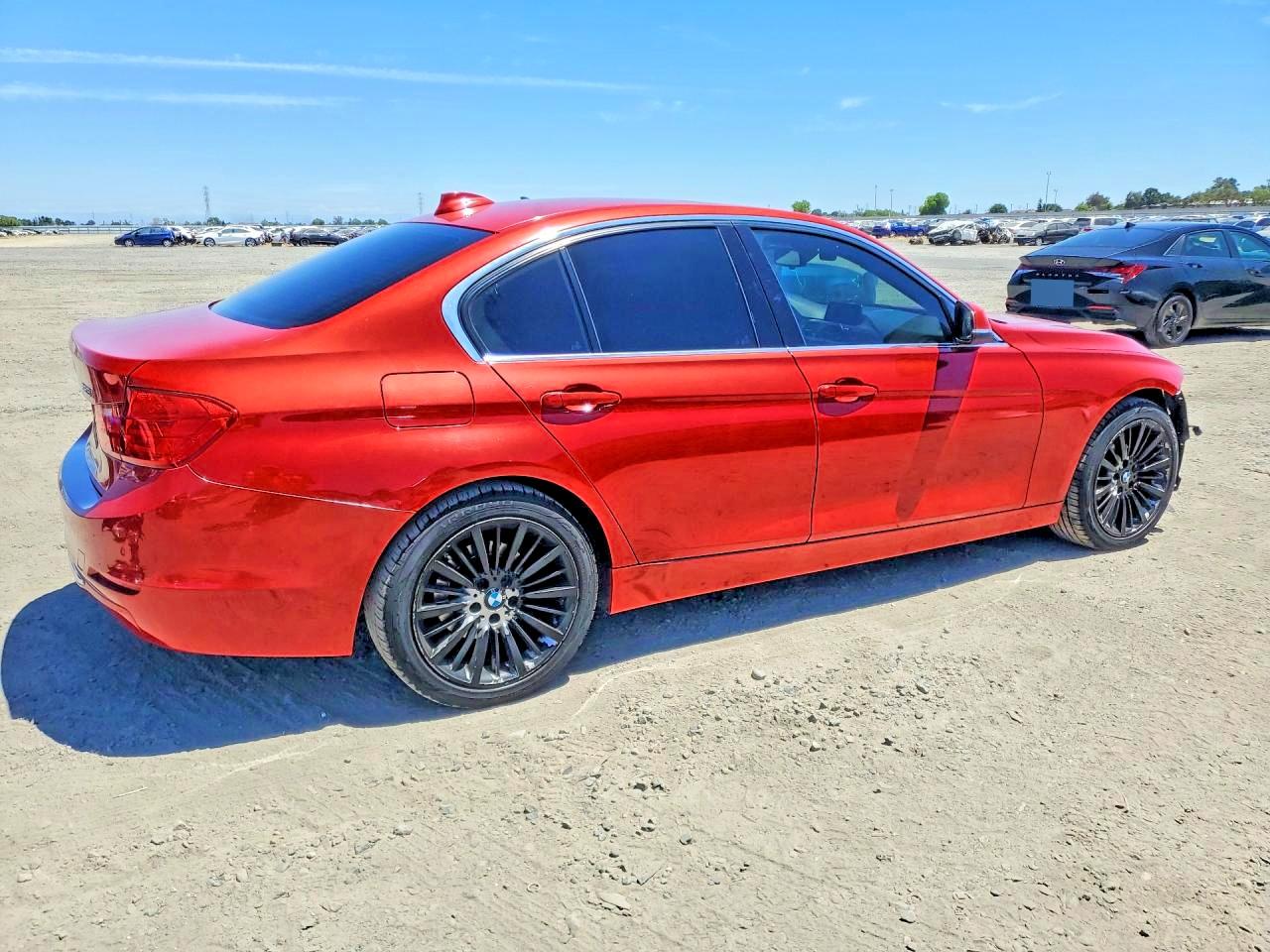 2015 Bmw 328 I Red vin: WBA3A5G57FNS89539