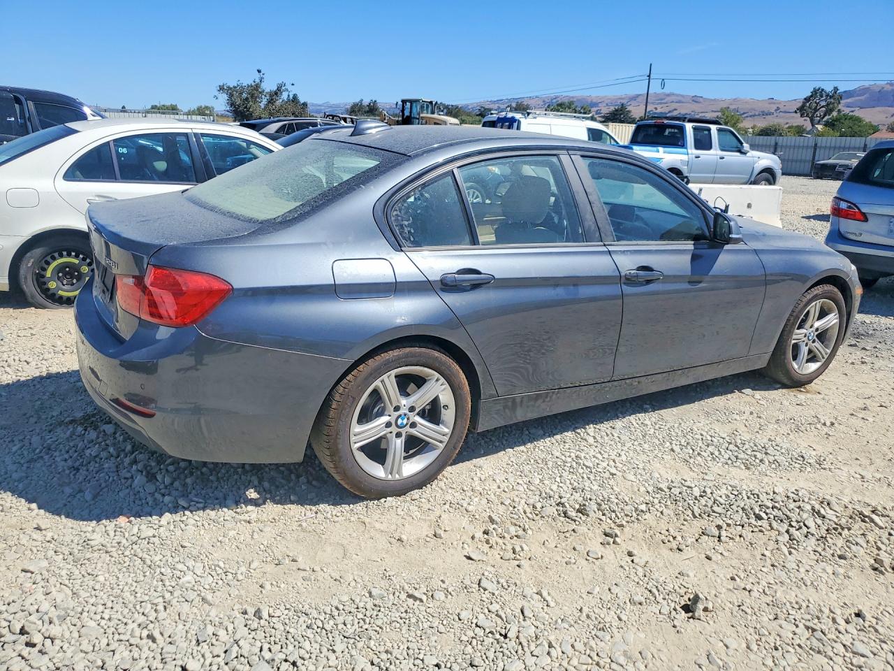 2015 Bmw 328 I Gray vin: WBA3A5G57FNS90870